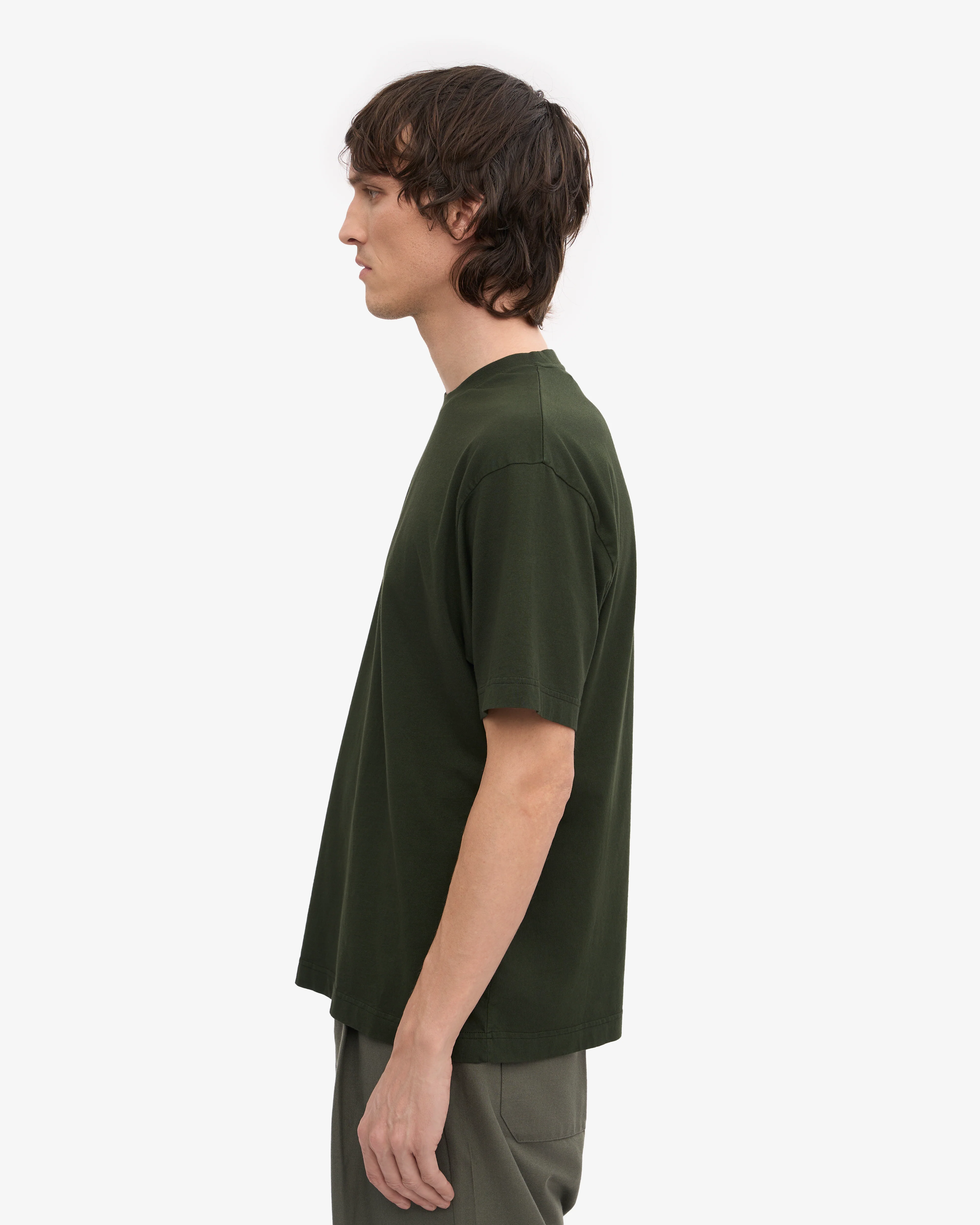 Oversized Organic T-Shirt - Hunter Green