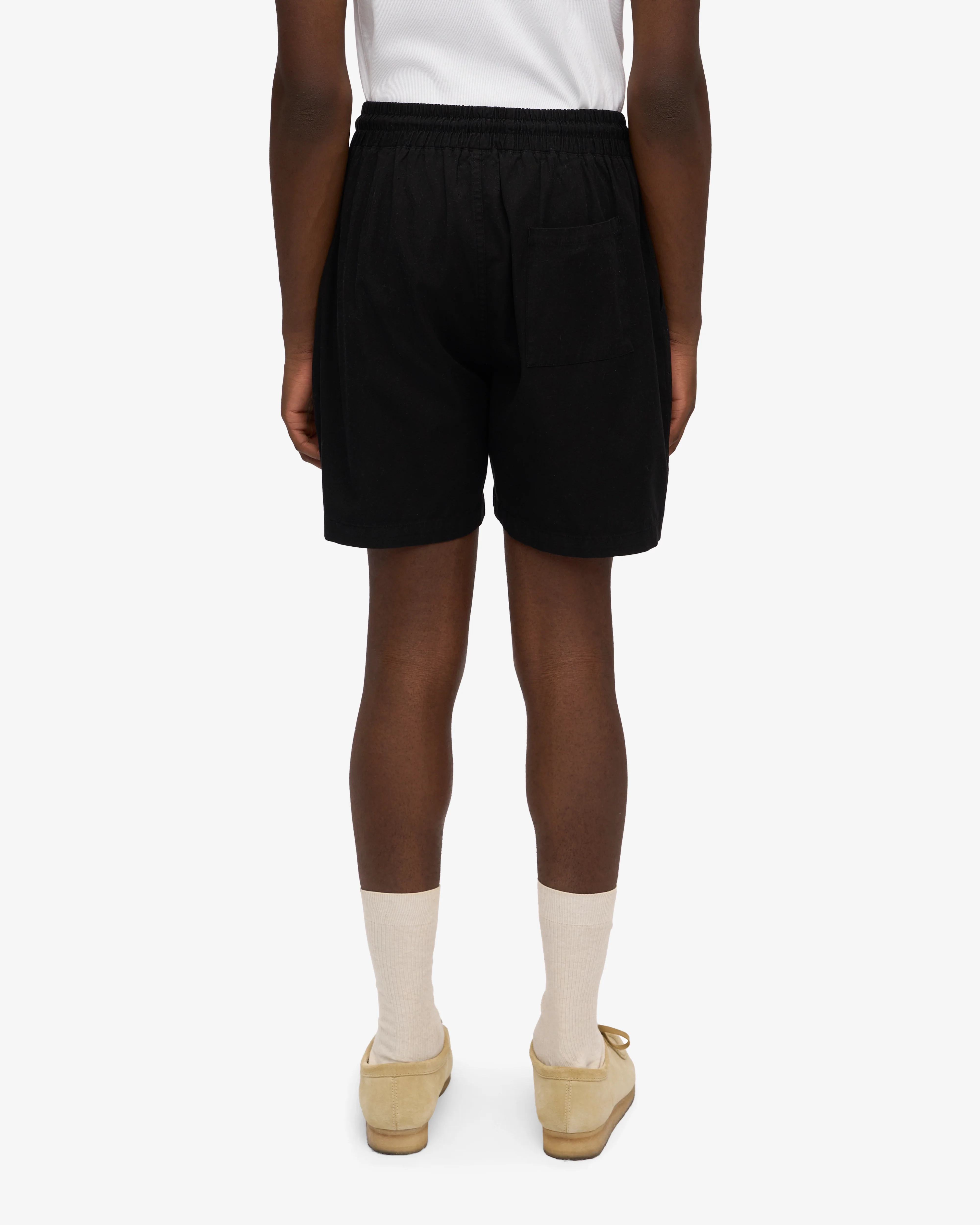 Organic Twill Shorts - Deep Black