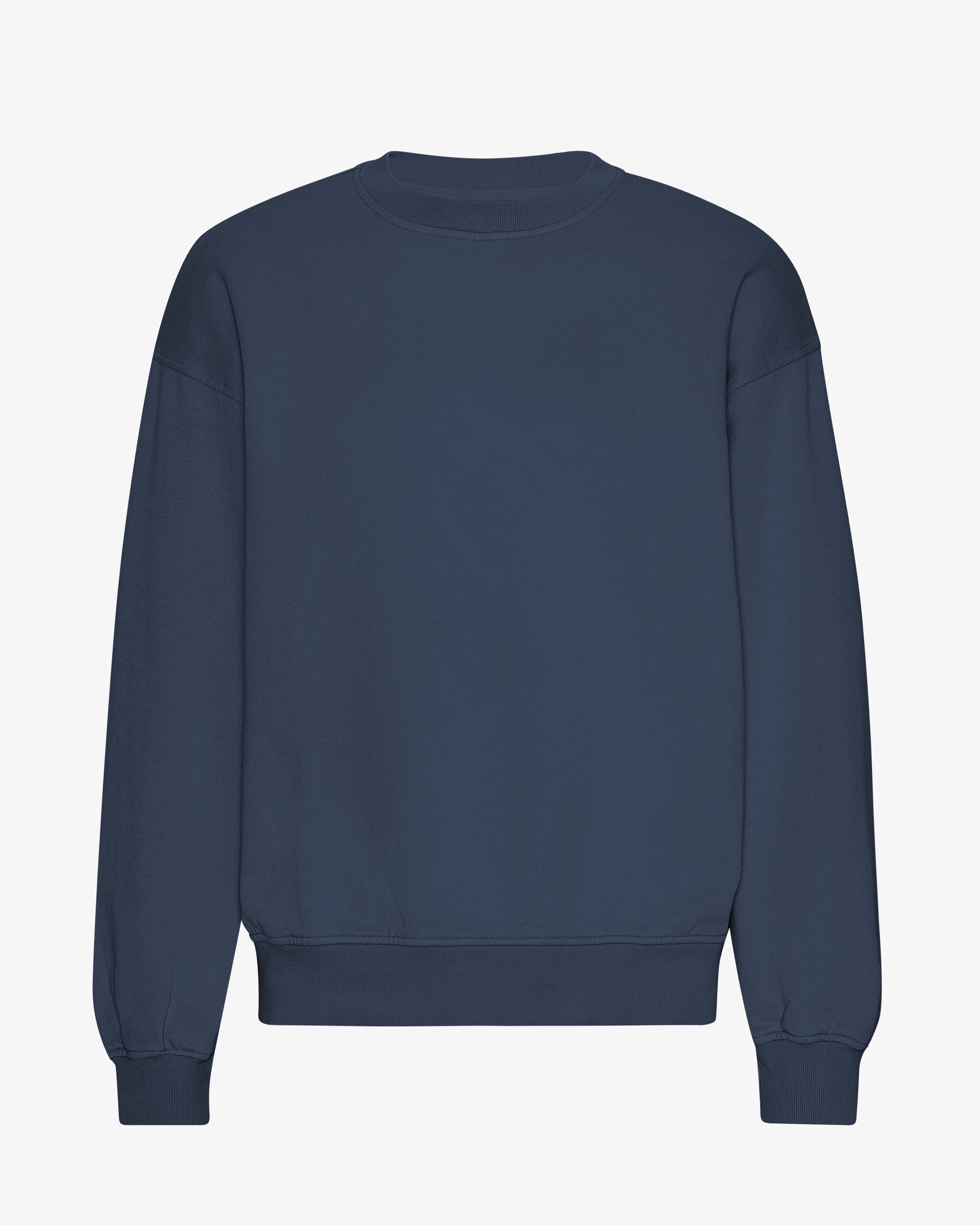 Organic Oversized Crew - Petrol Blue