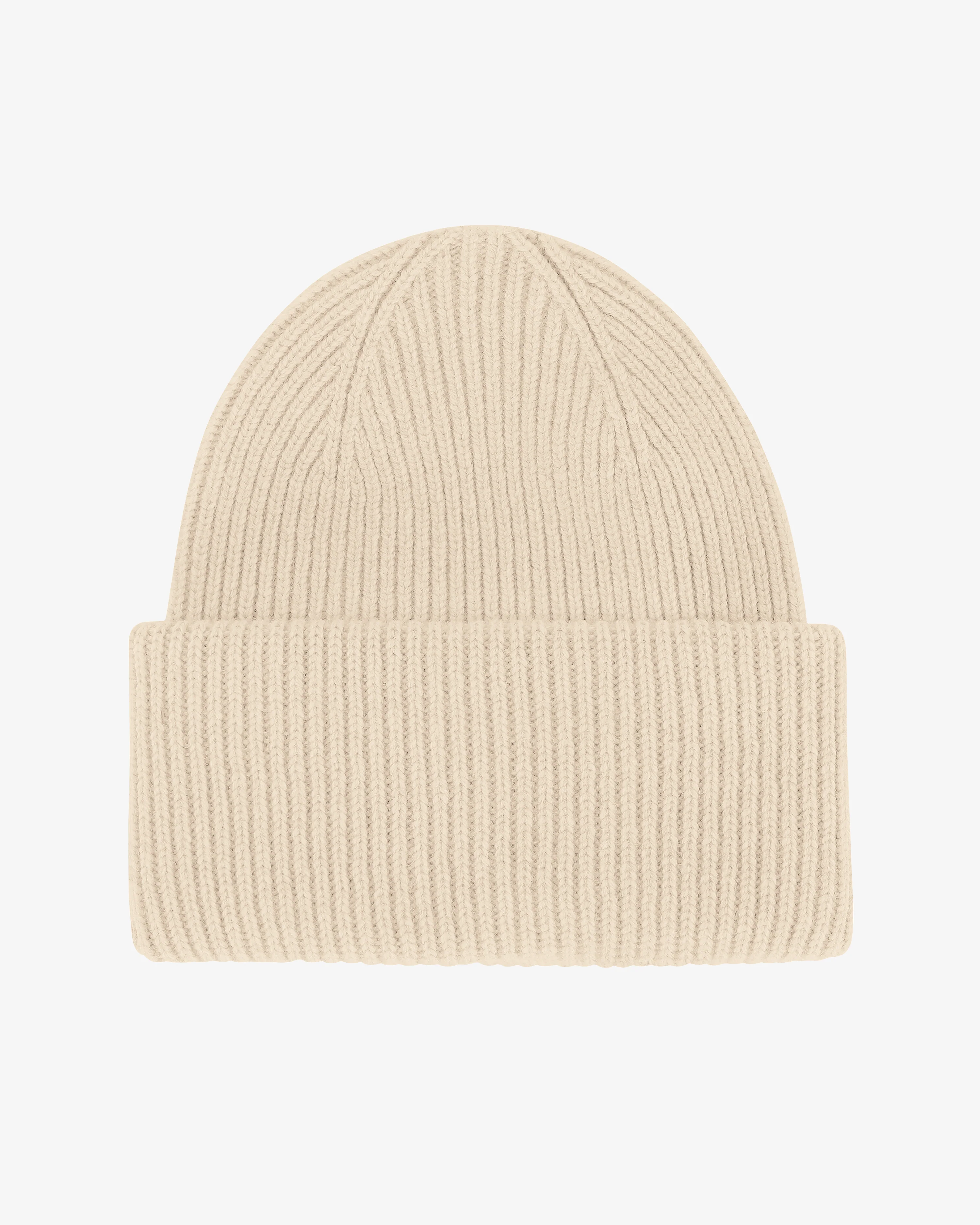 Merino Wool Hat - Ivory White