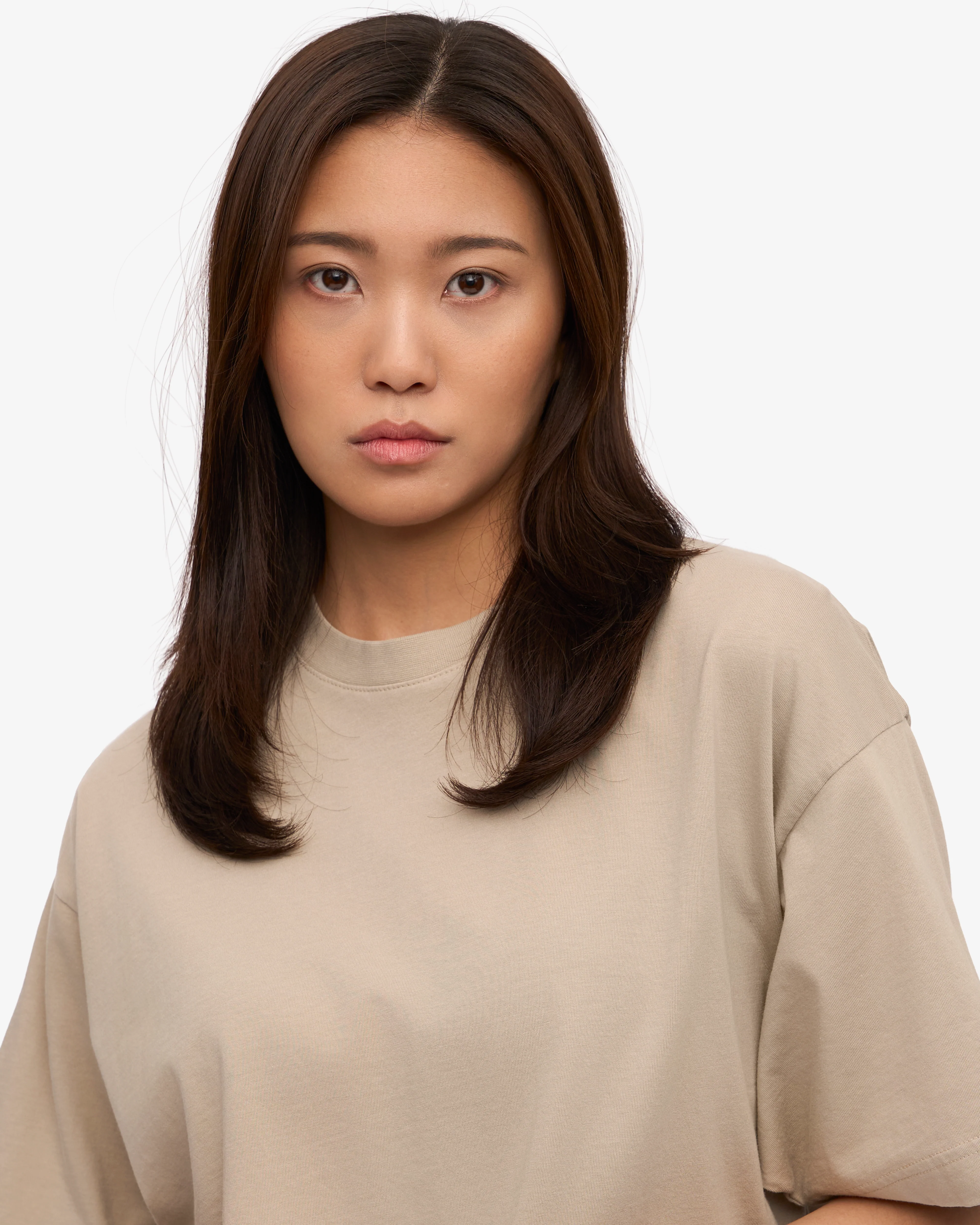 Oversized Organic T-Shirt - Oyster Grey