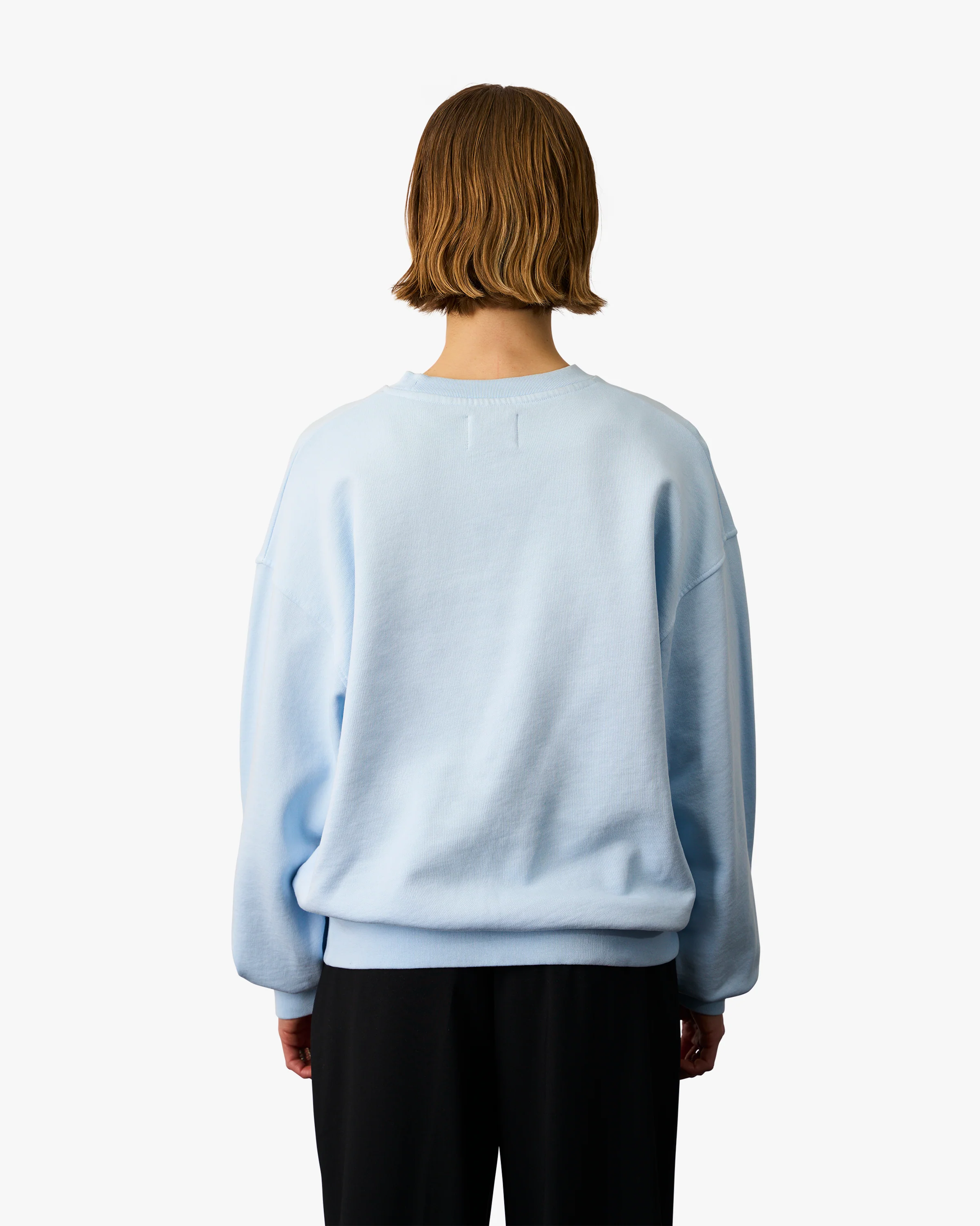 Organic Oversized Crew - Navy Blue