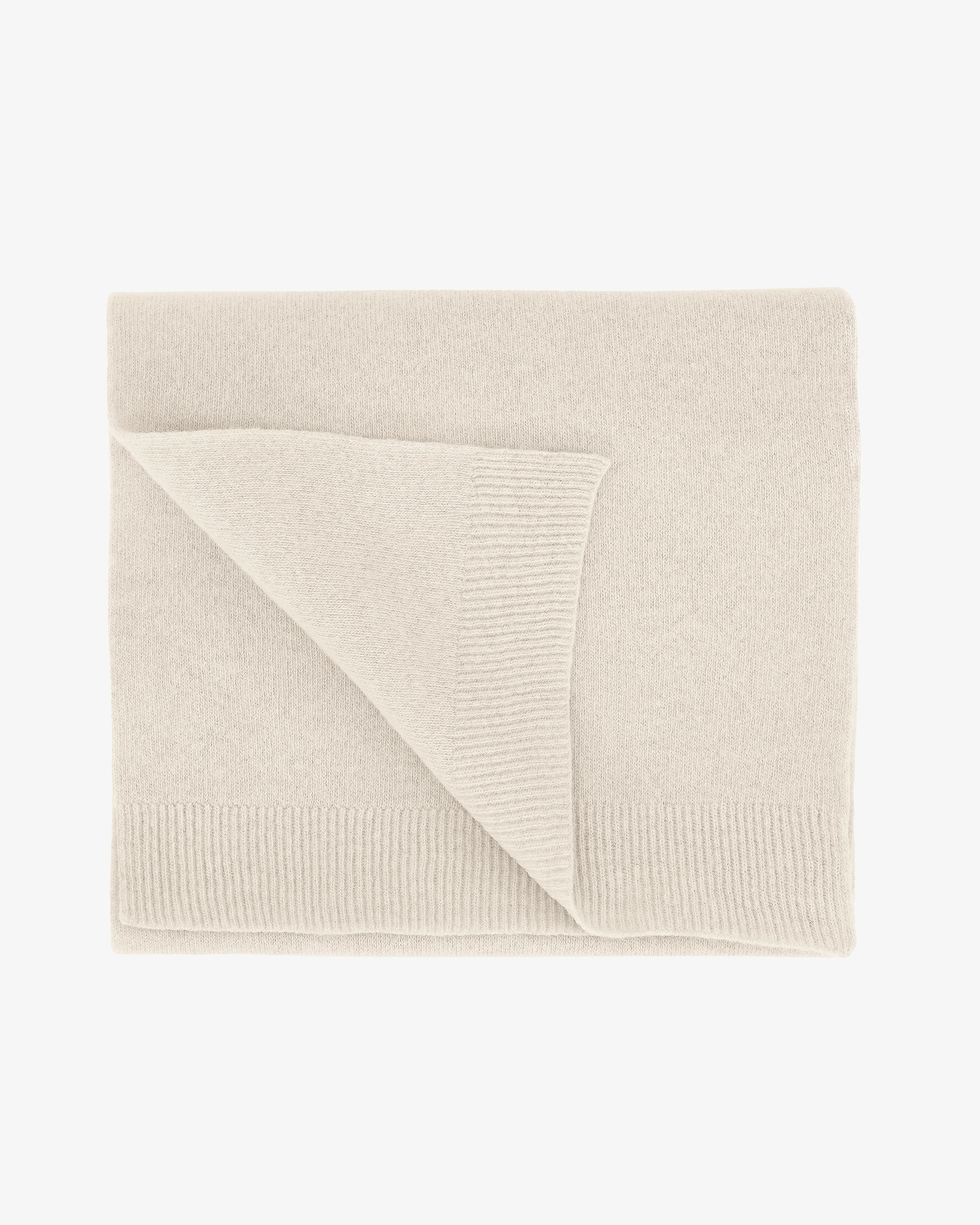 Merino Wool Scarf - Optical White