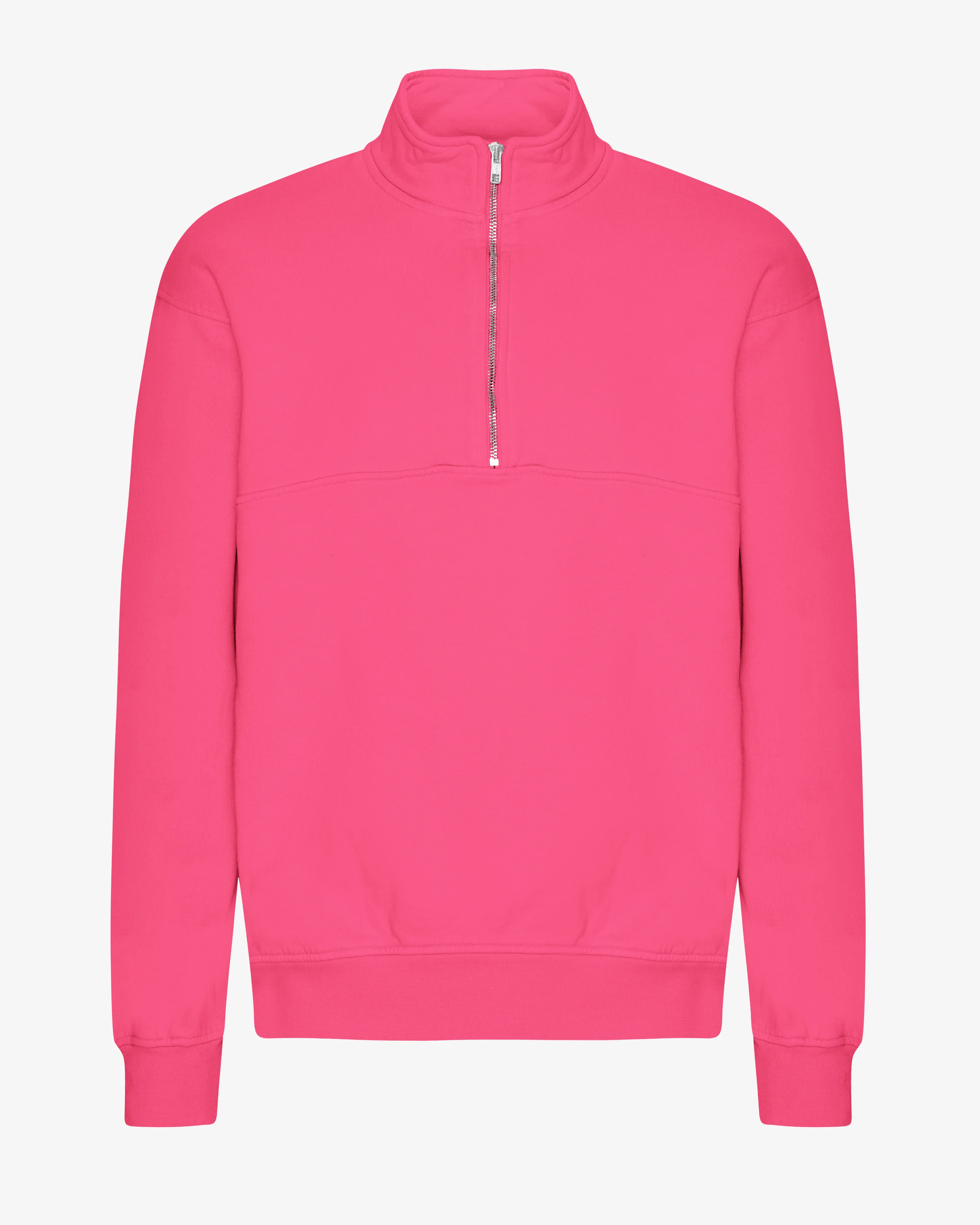 Organic Quarter Zip - Bubblegum Pink