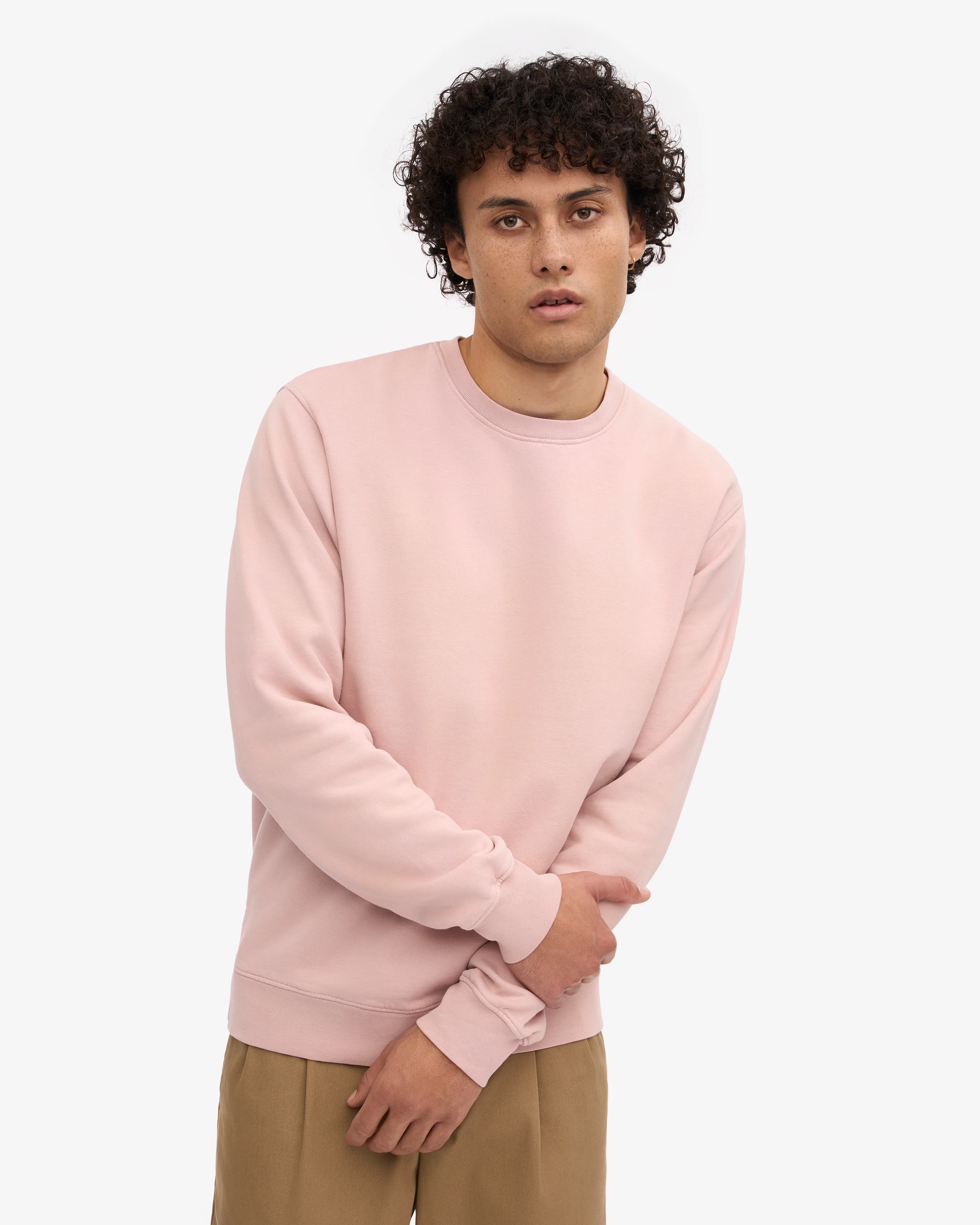 Classic Organic Crew - Faded Pink