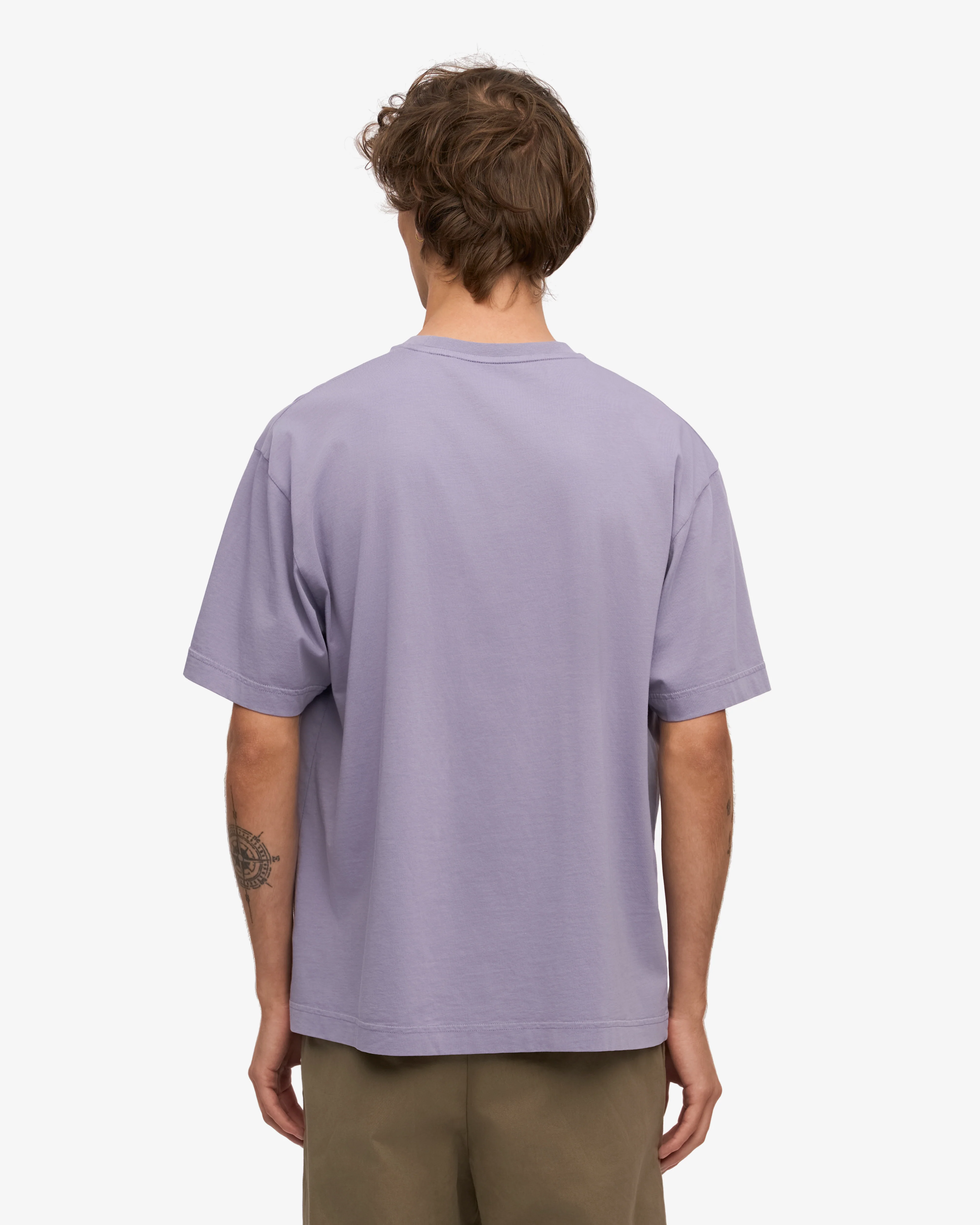 Oversized Organic T-Shirt - Purple Jade