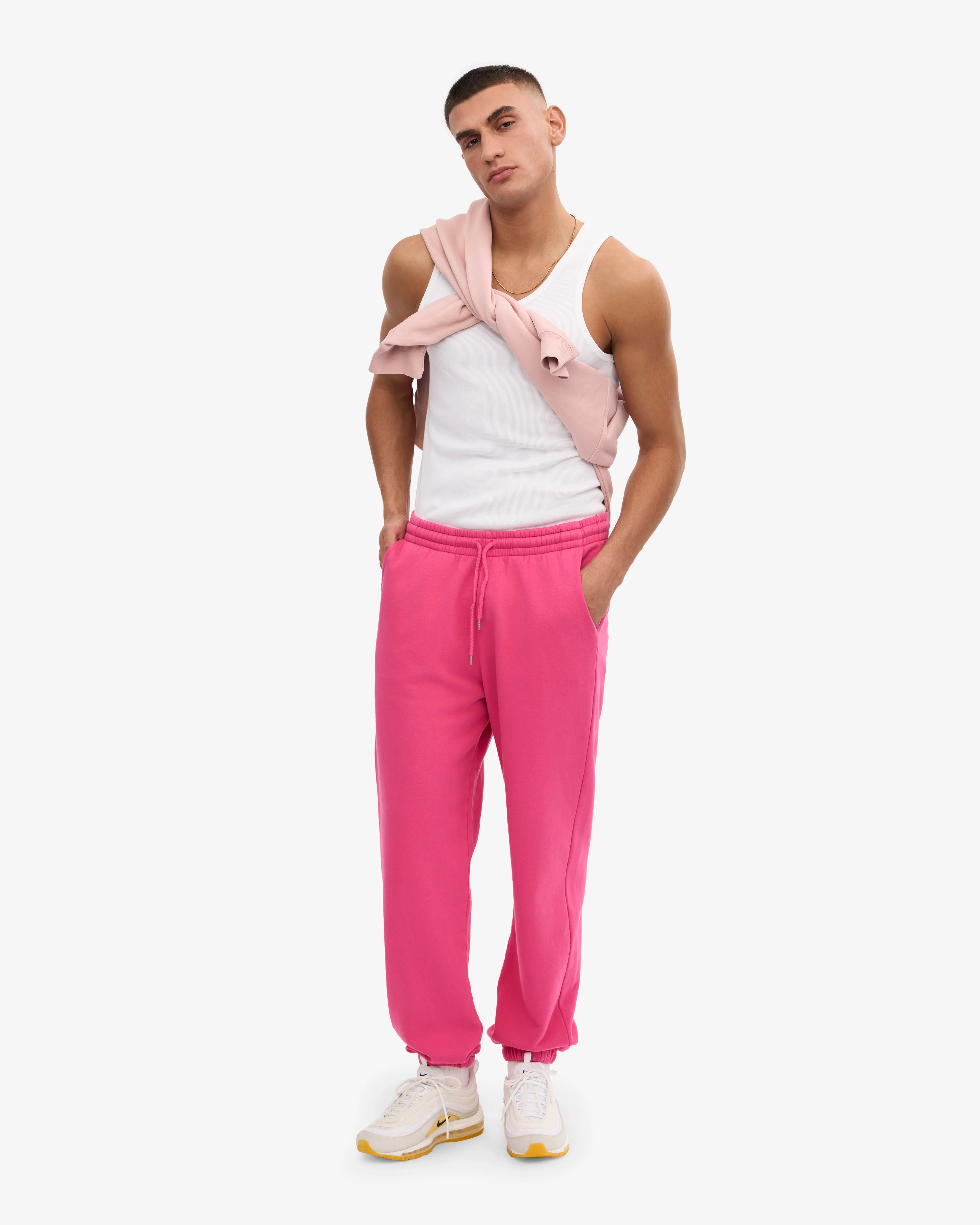 Organic Sweatpants - Bubblegum Pink