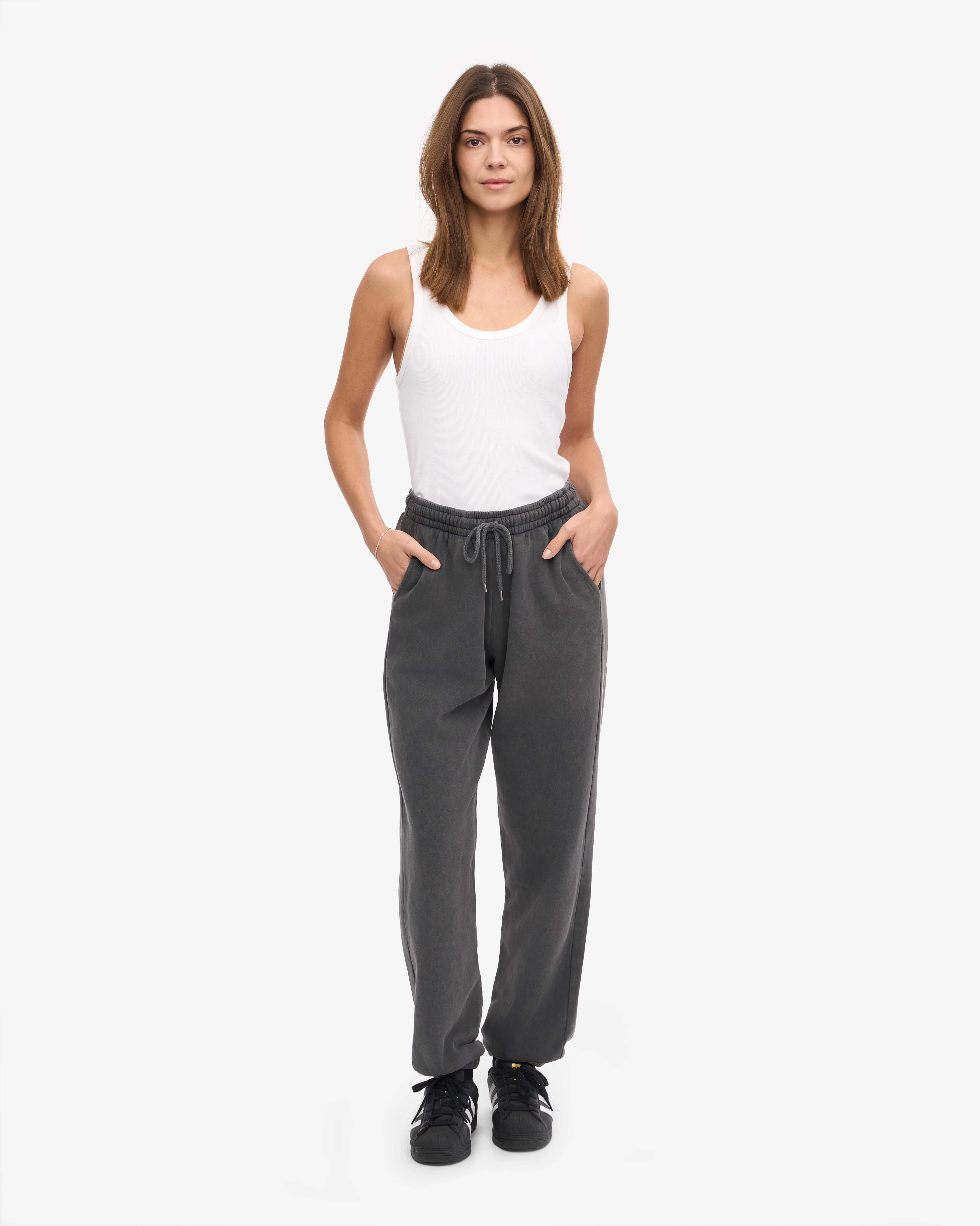 Organic Sweatpants - Faded Black