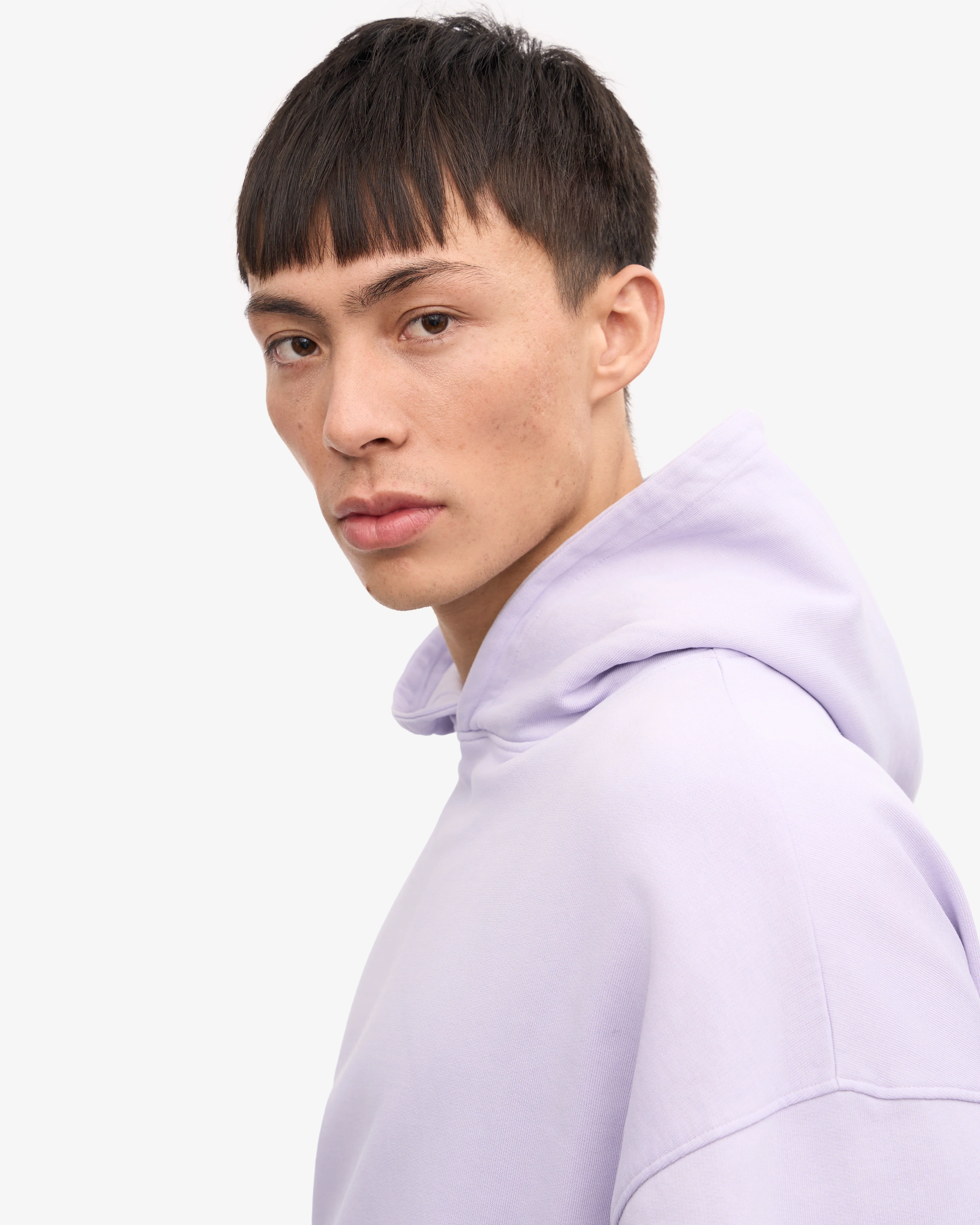 Organic Oversized Hood - Soft Lavender