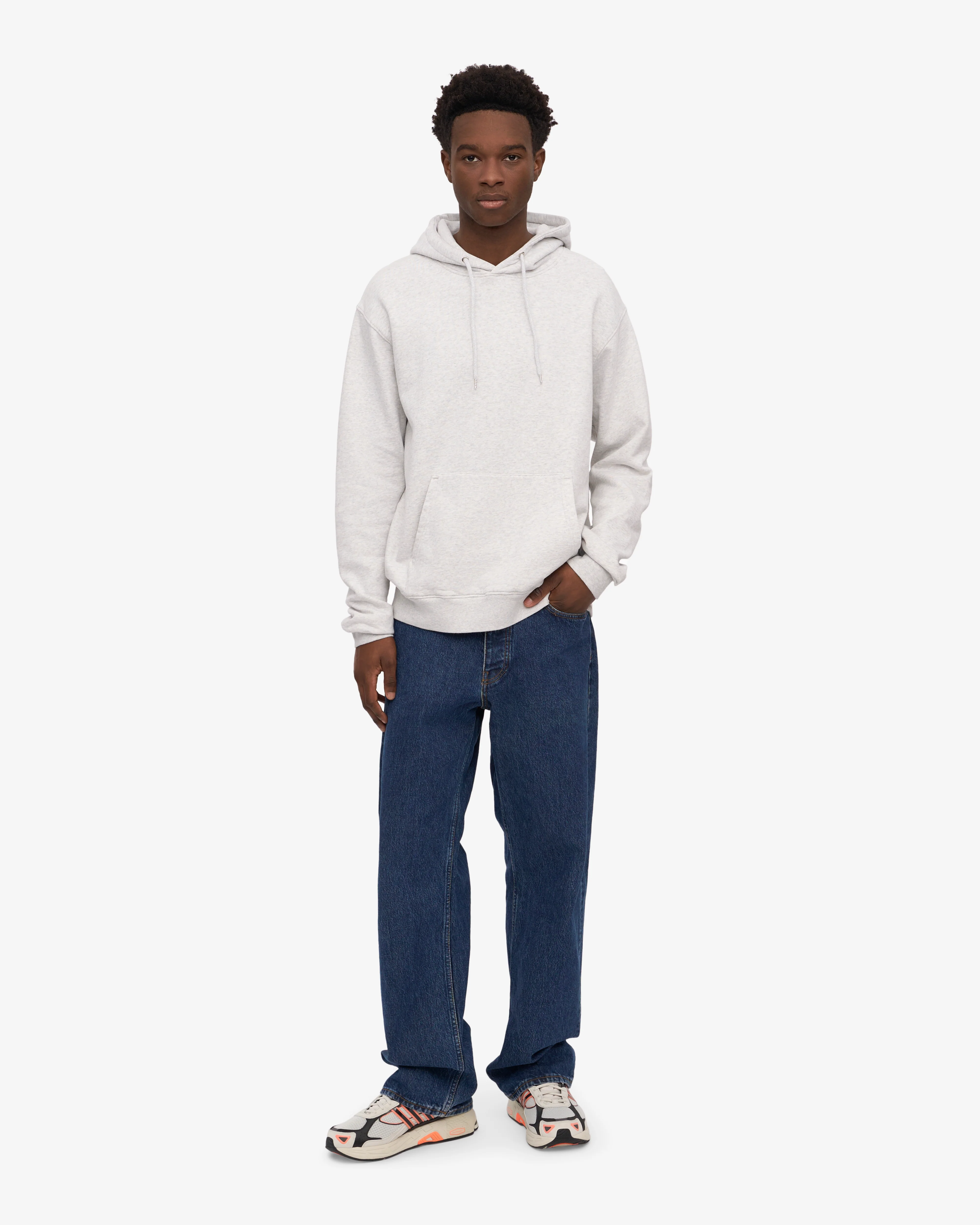 Classic Organic Hood - Snow Melange