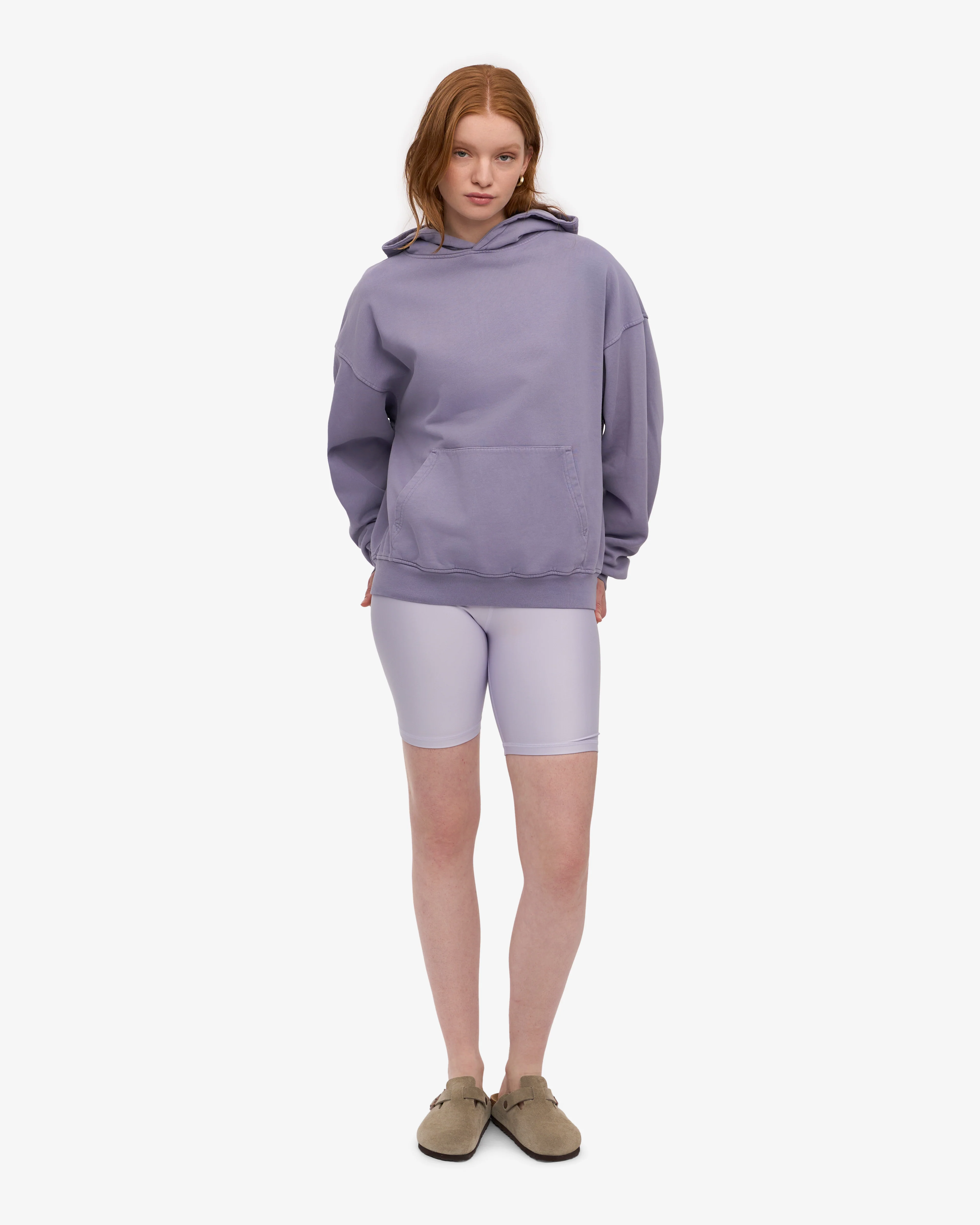 Organic Oversized Hood - Purple Jade