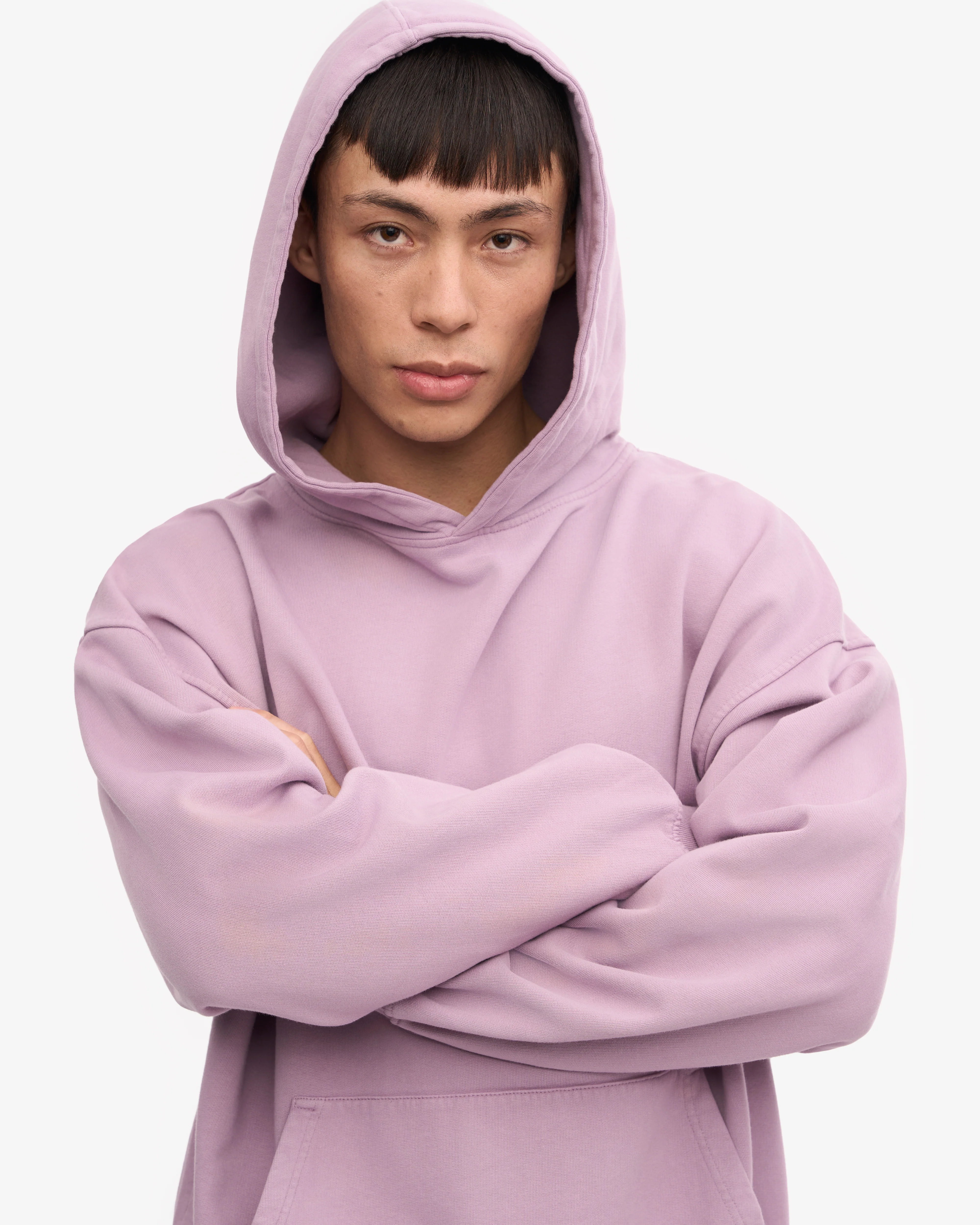 Organic Oversized Hood - Pearly Purple