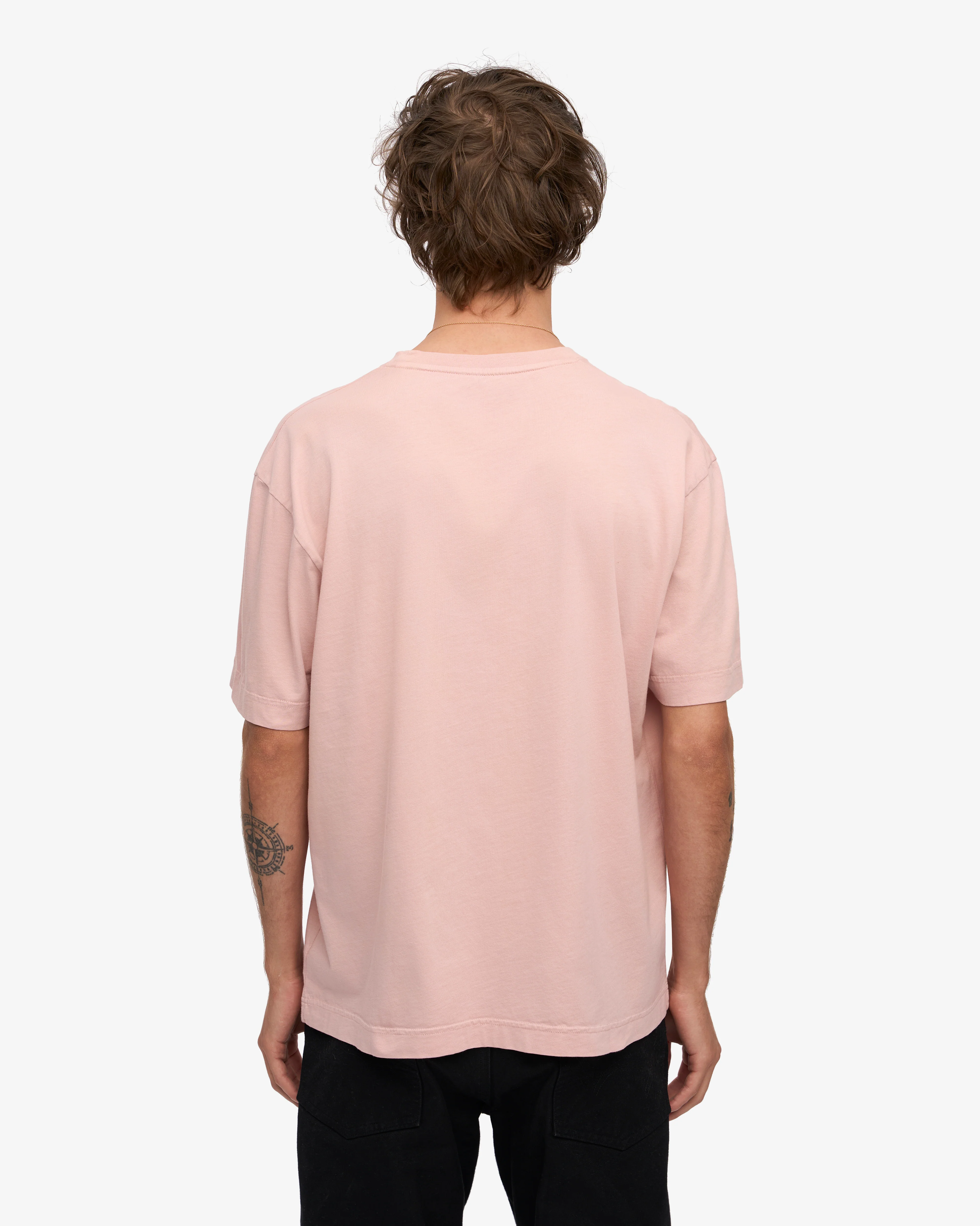 Oversized Organic T-Shirt - Faded Pink