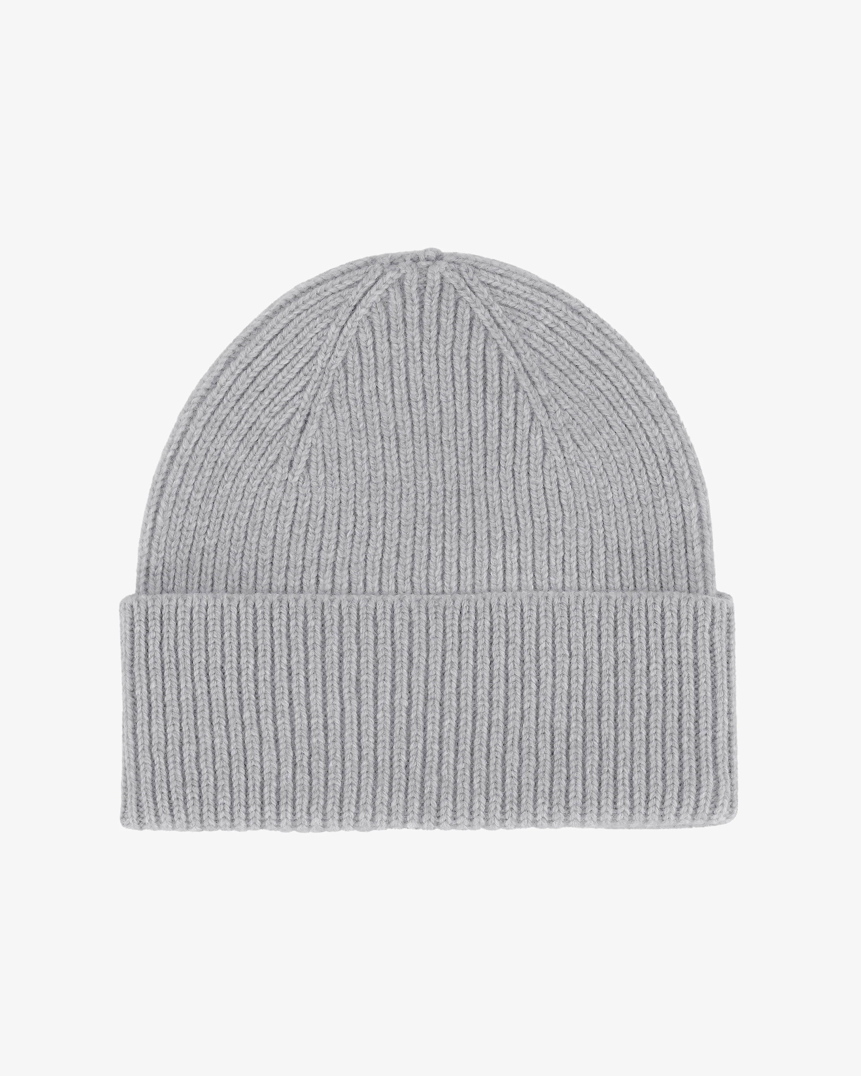 Merino Wool Beanie - Heather Grey