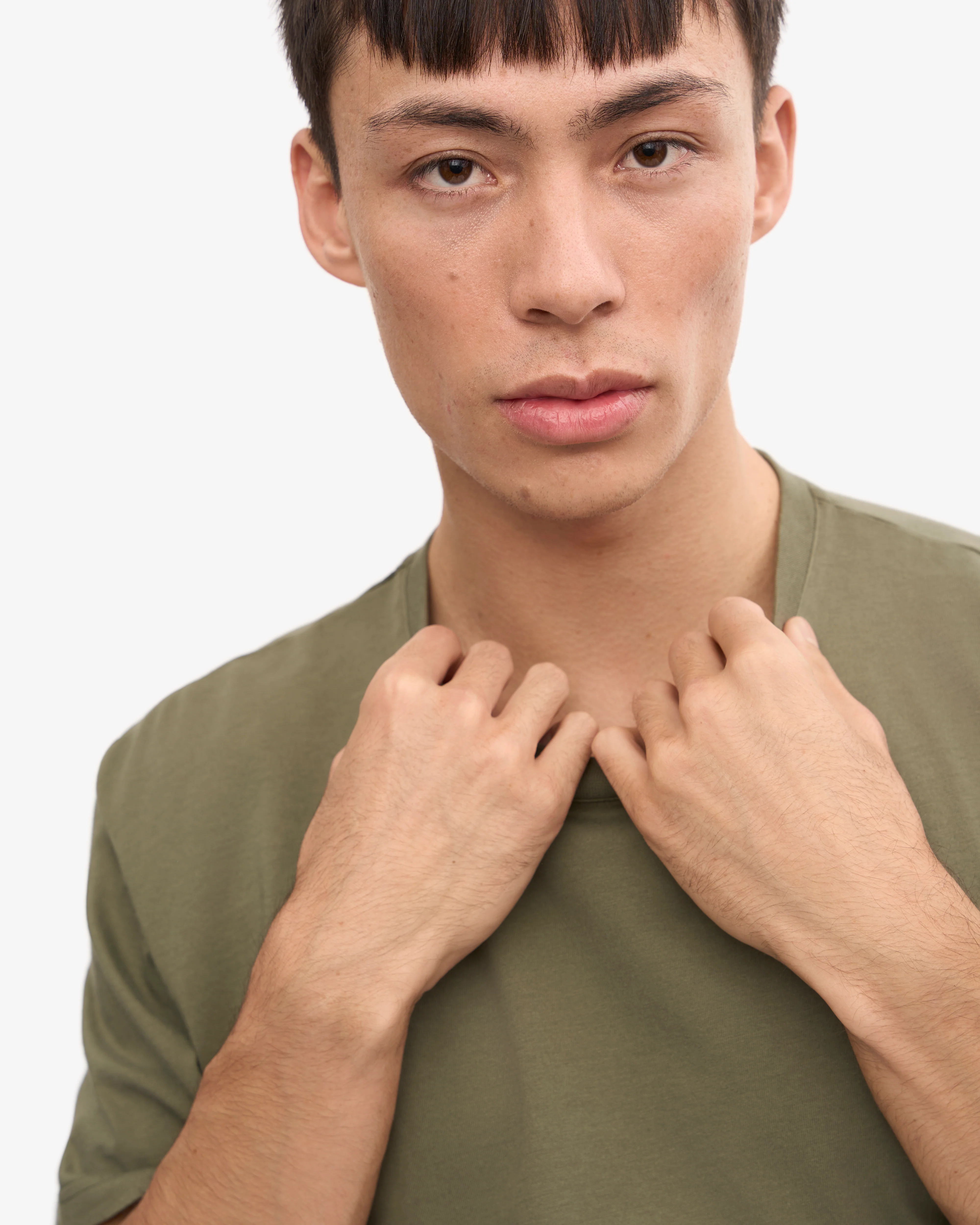 Classic Organic Tee - Dusty Olive