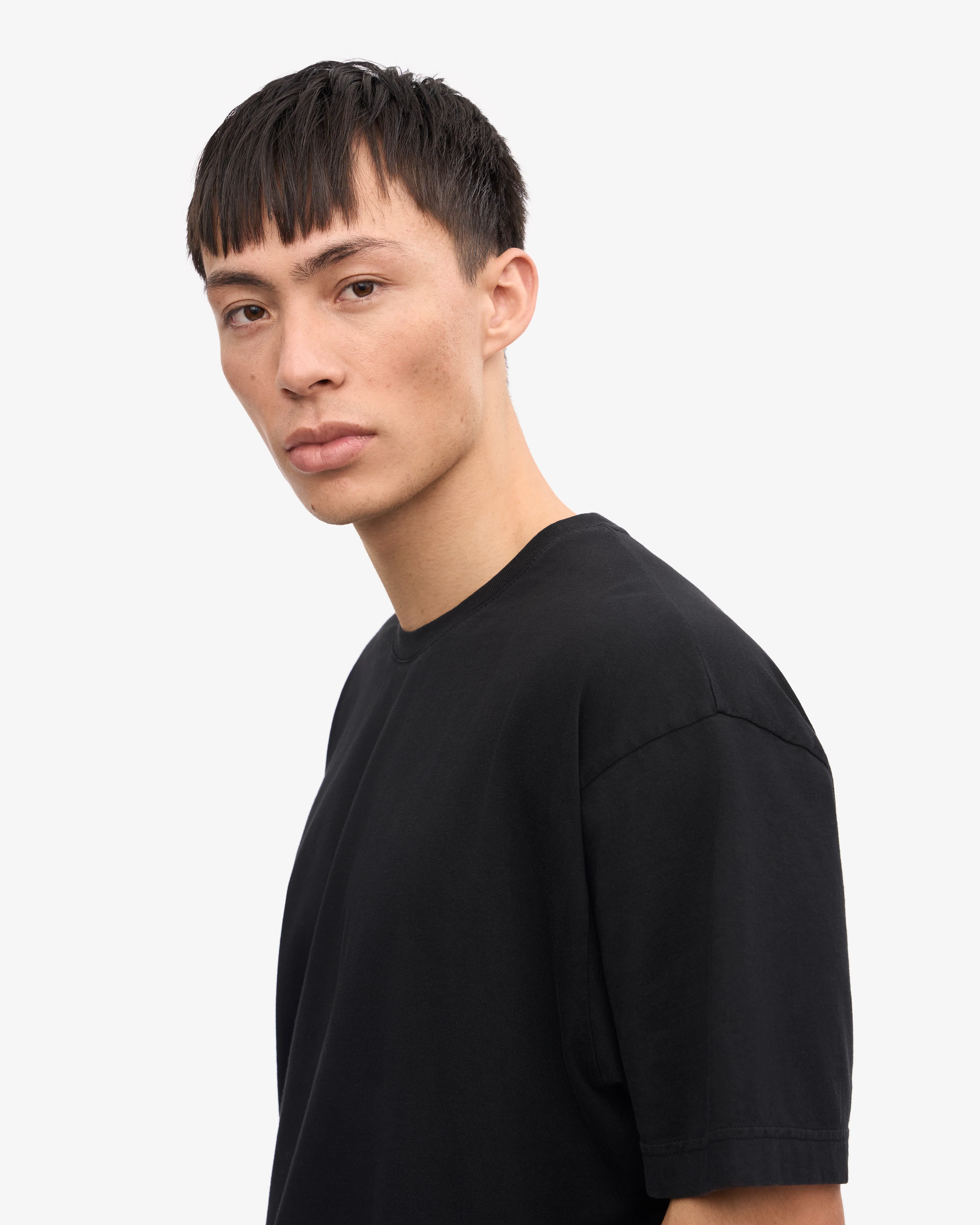 Oversized Organic T-Shirt - Deep Black