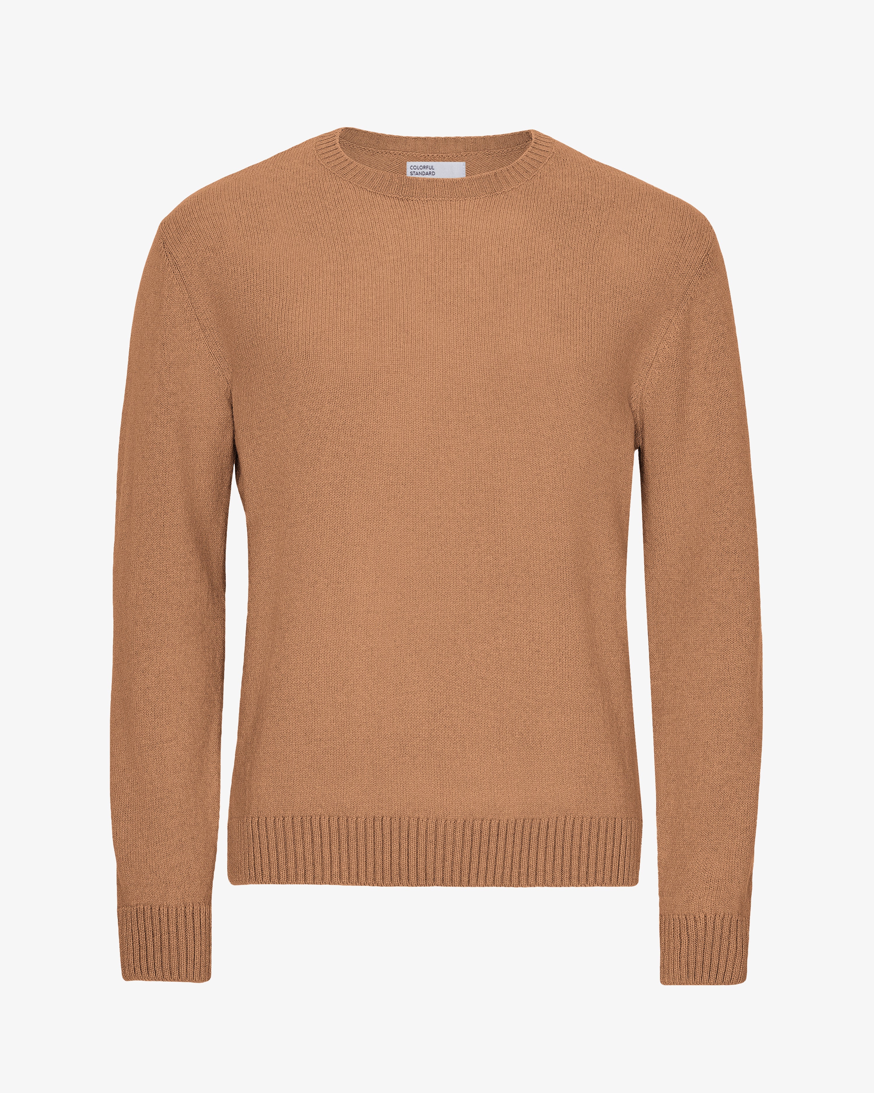 Classic Merino Wool Crew - Sahara Camel