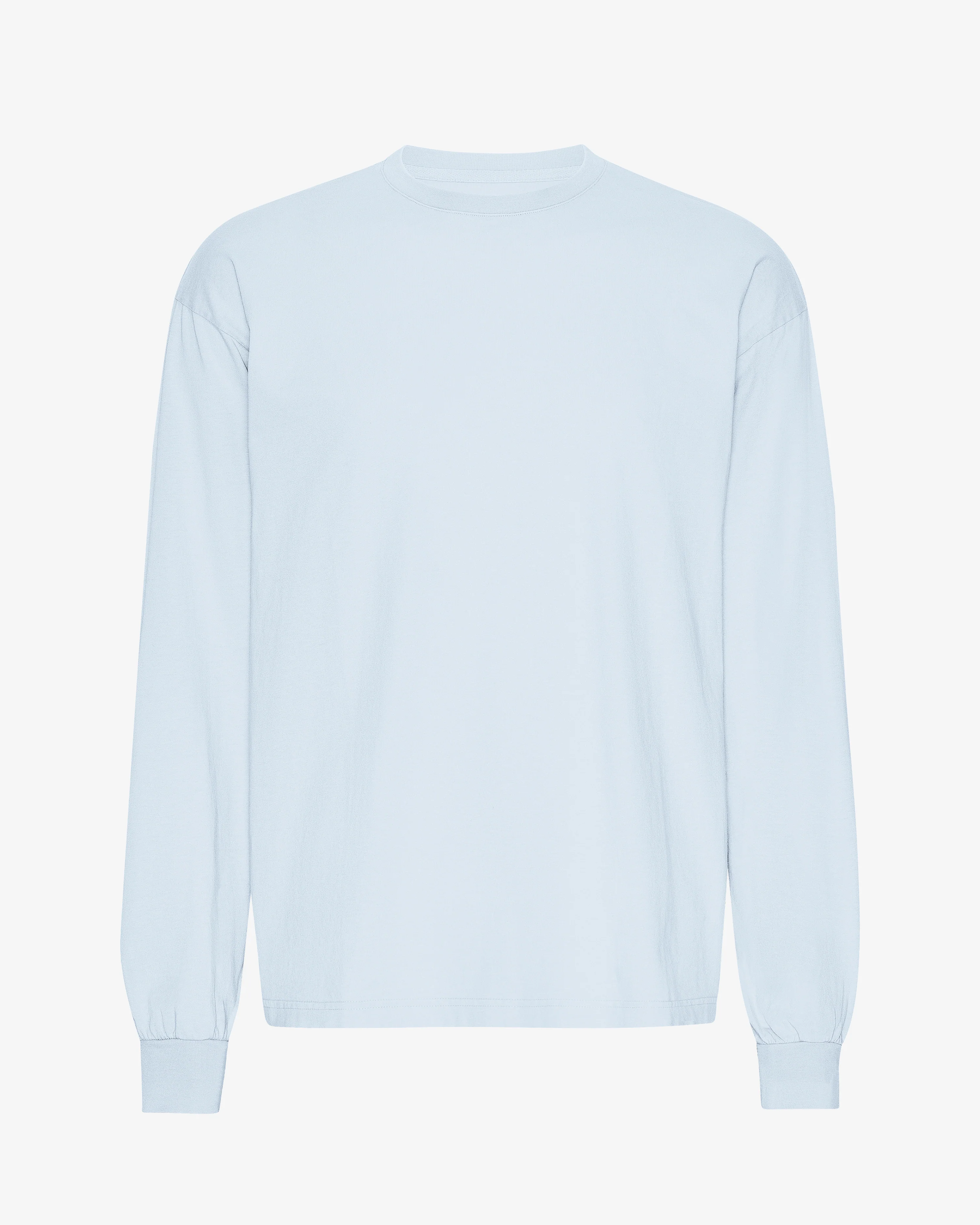 Oversized Organic LS T-Shirt - Polar Blue