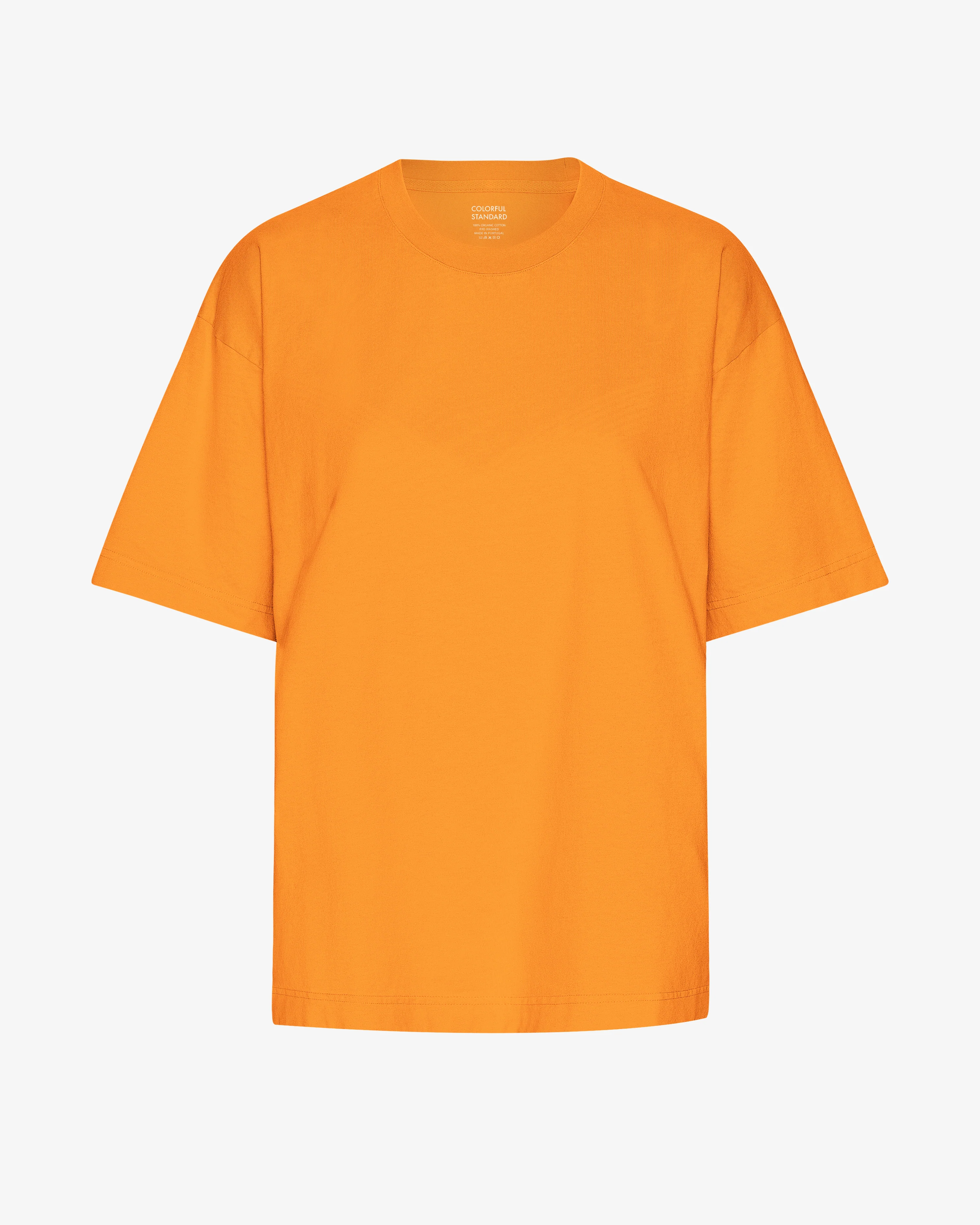 Oversized Organic T-Shirt - Sunny Orange