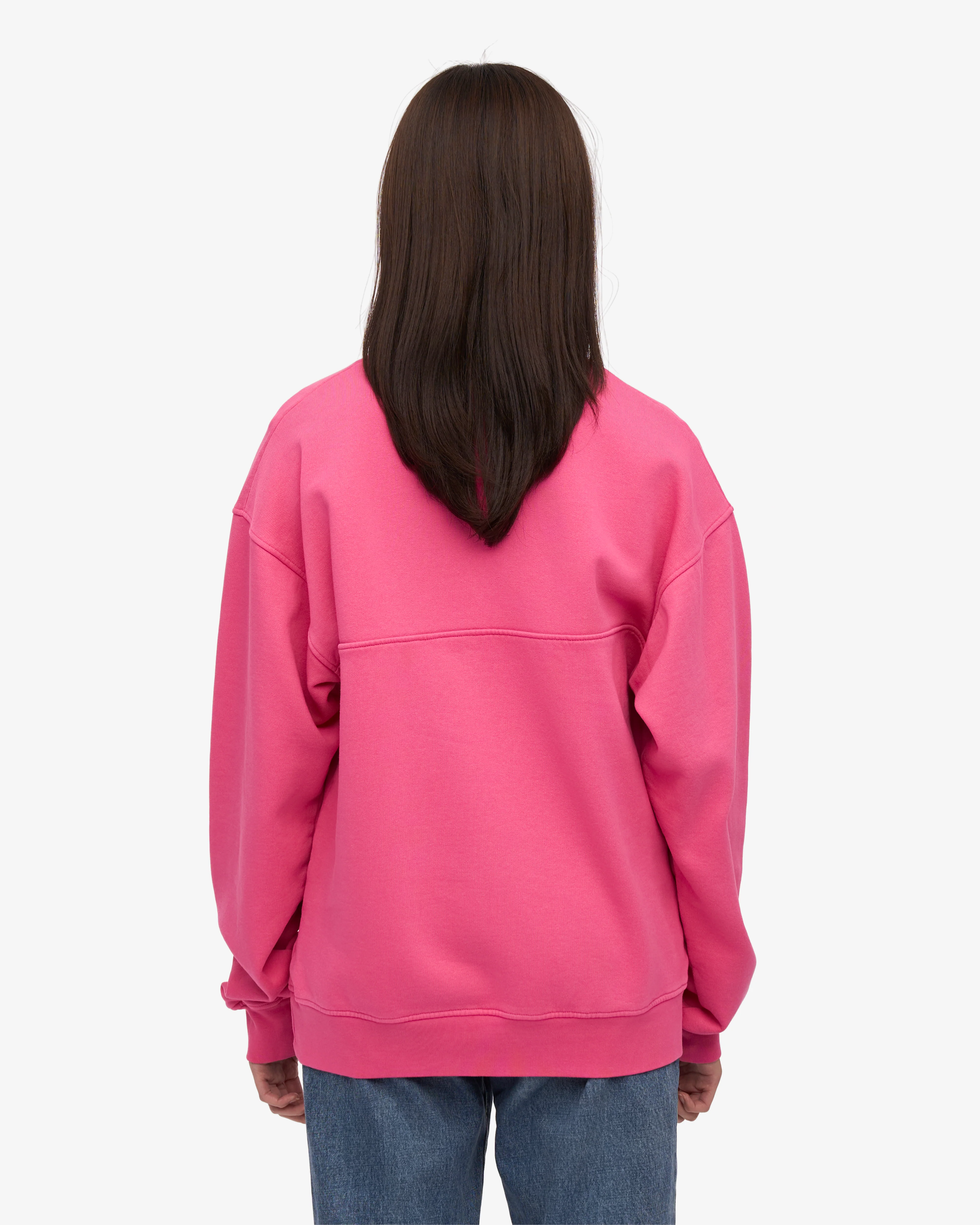 Organic Quarter Zip - Bubblegum Pink