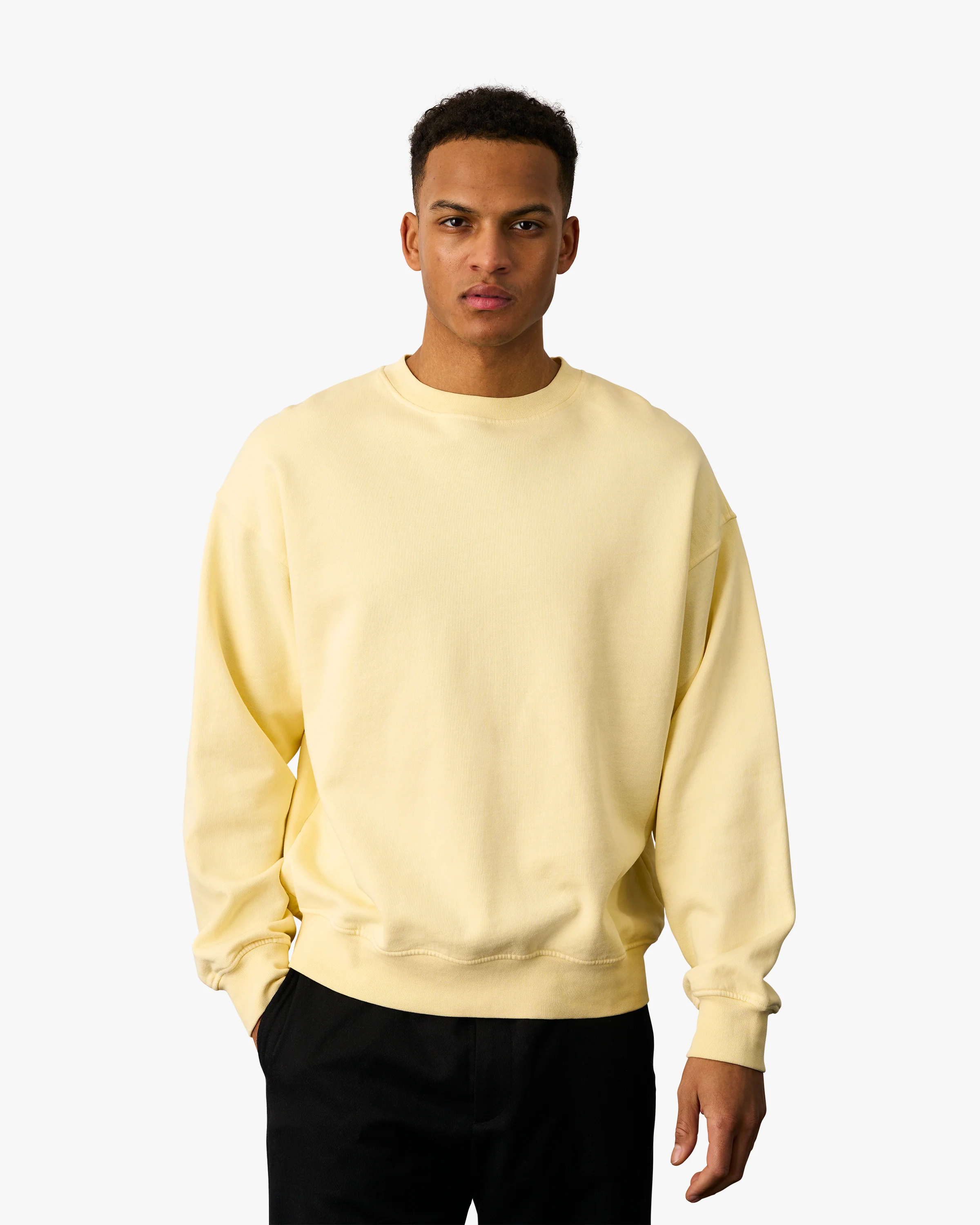 Organic Oversized Crew - Cedar Brown