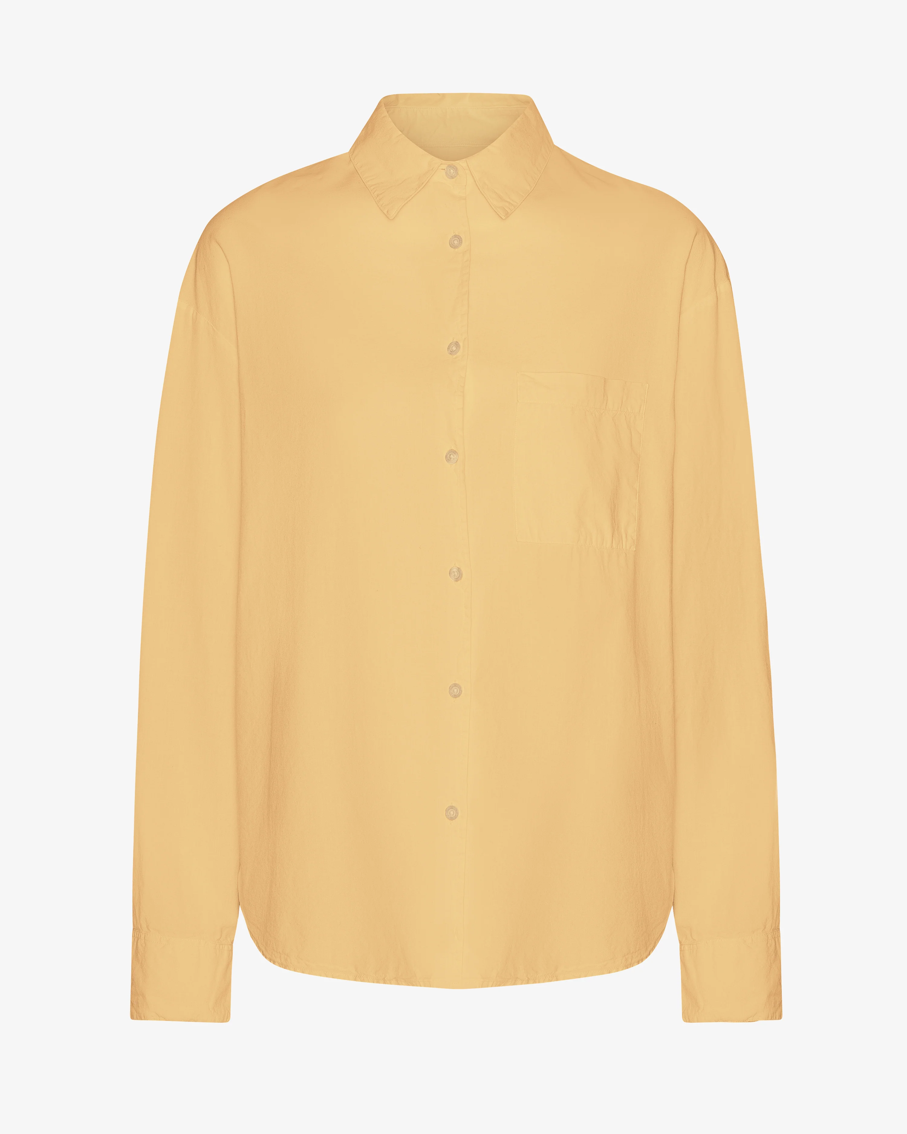 Organic Oversized Shirt - Sandstone Orange