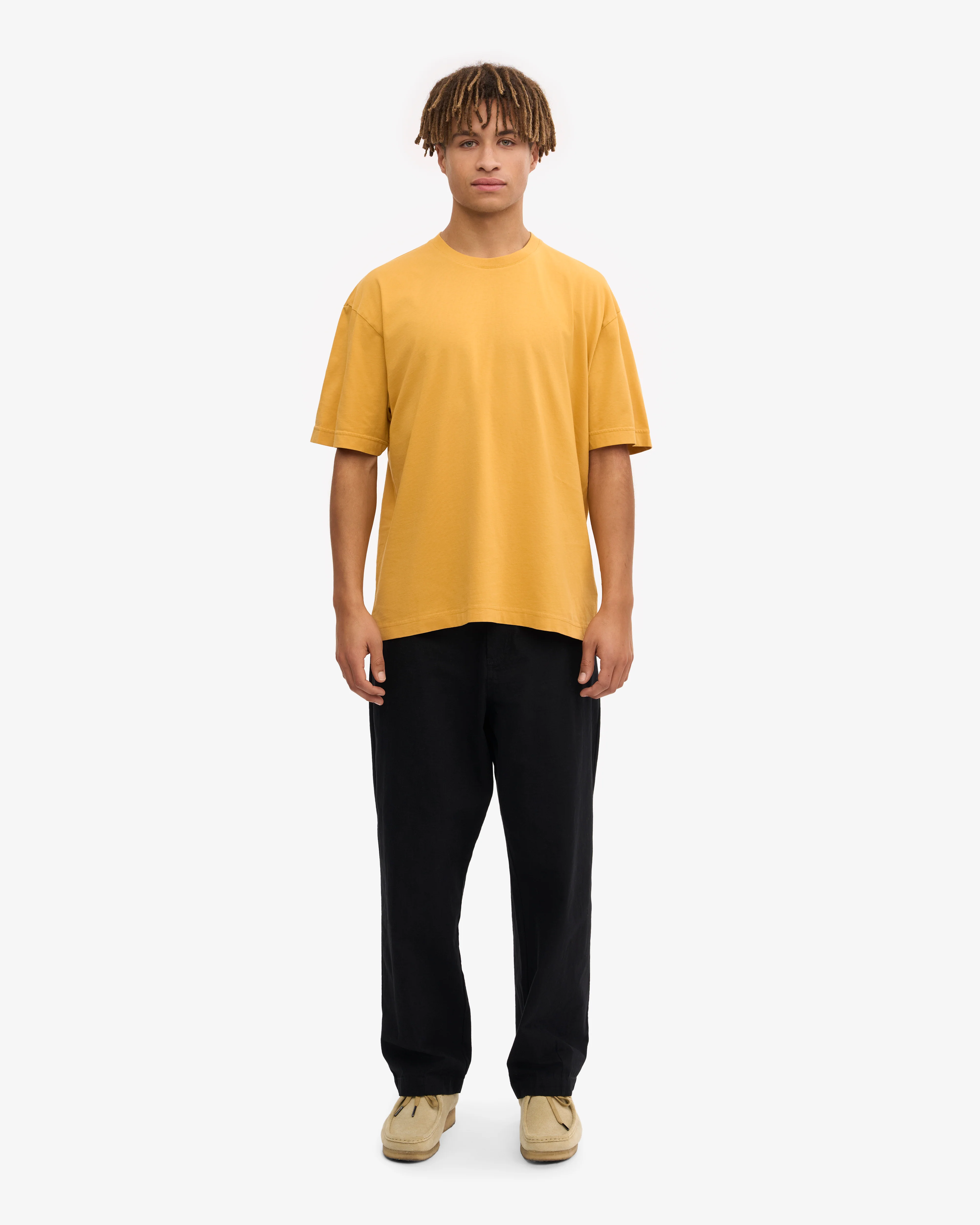 Oversized Organic T-Shirt - Burned Yellow