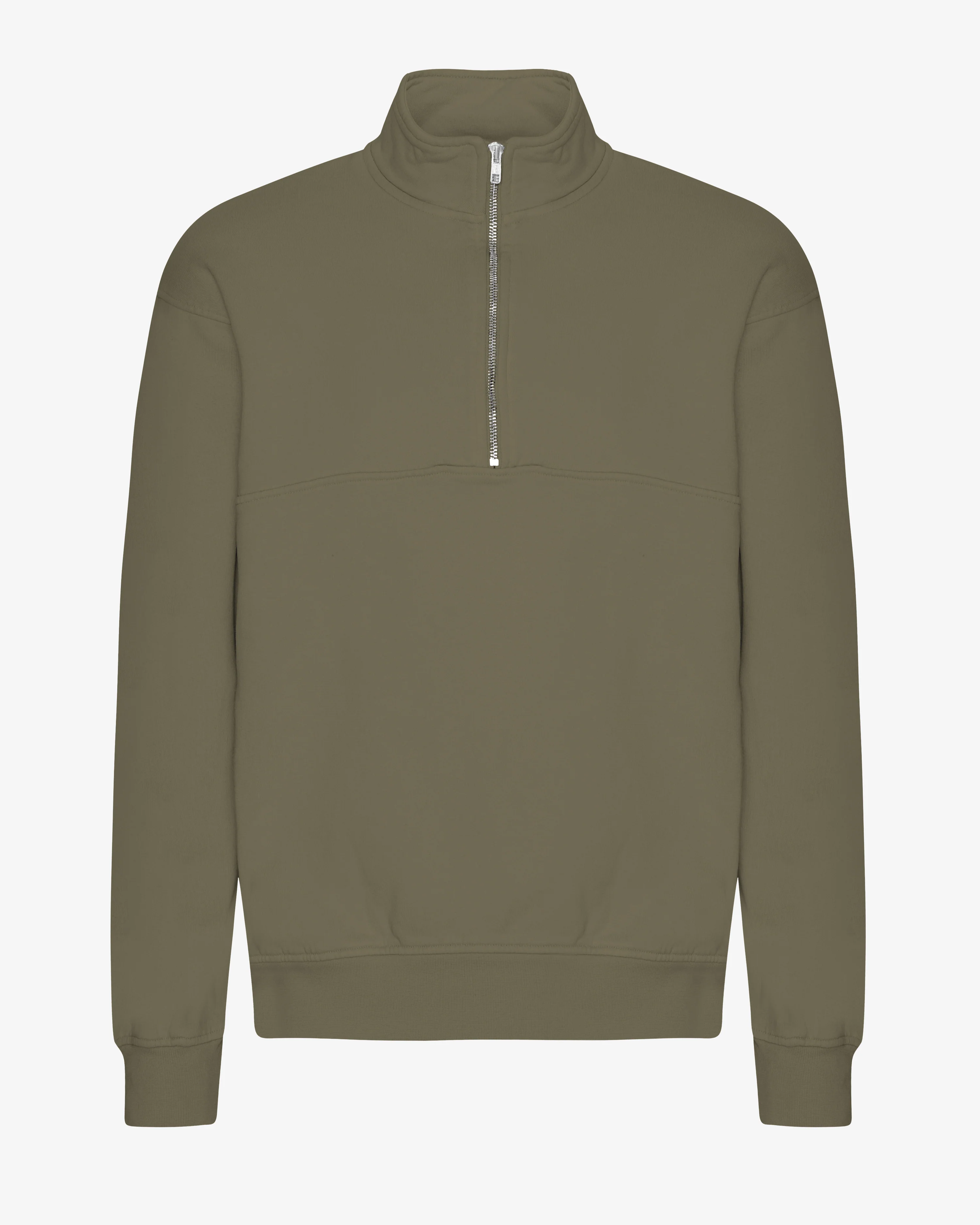 Organic Quarter Zip - Dusty Olive