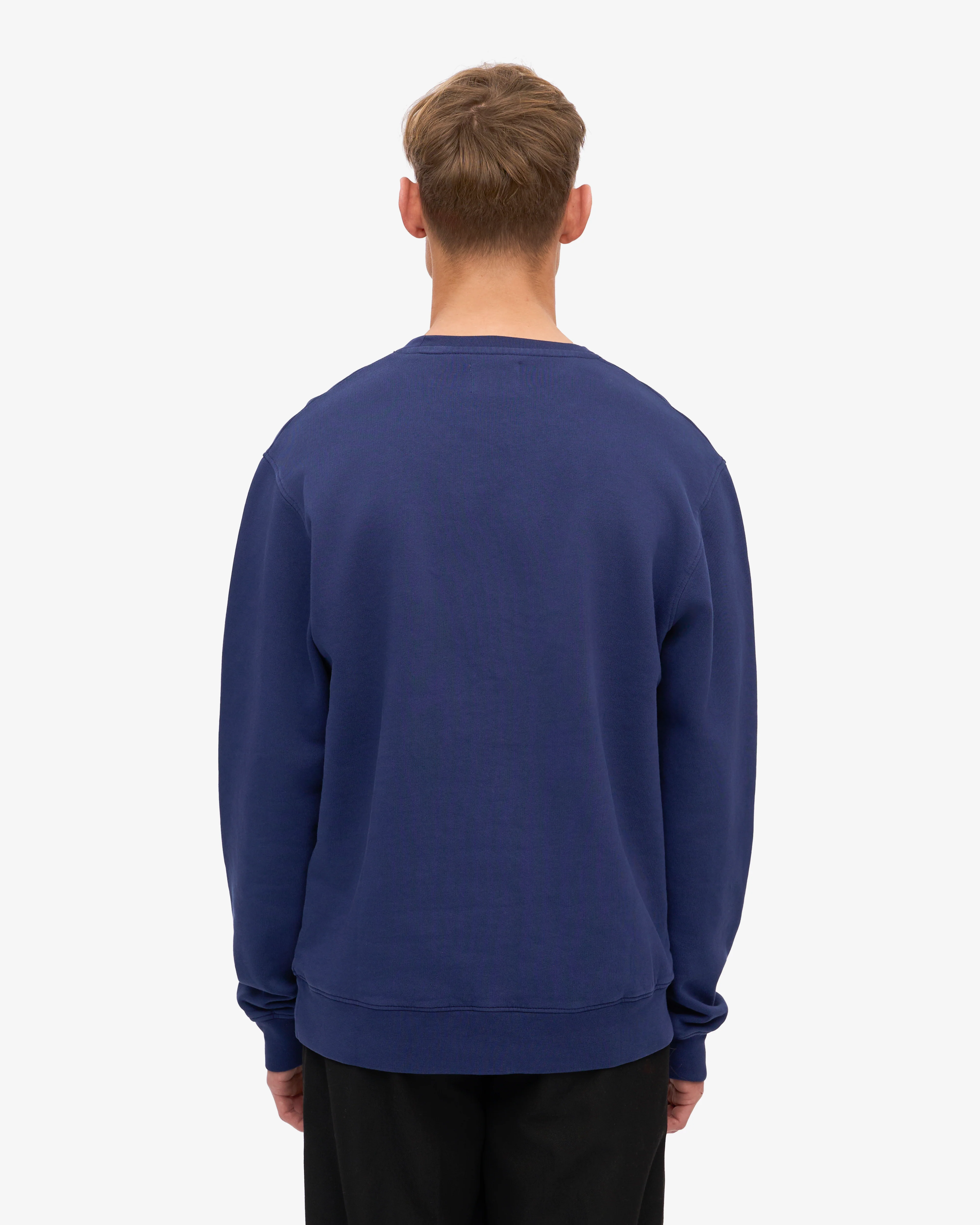 Classic Organic Crew - Marine Blue