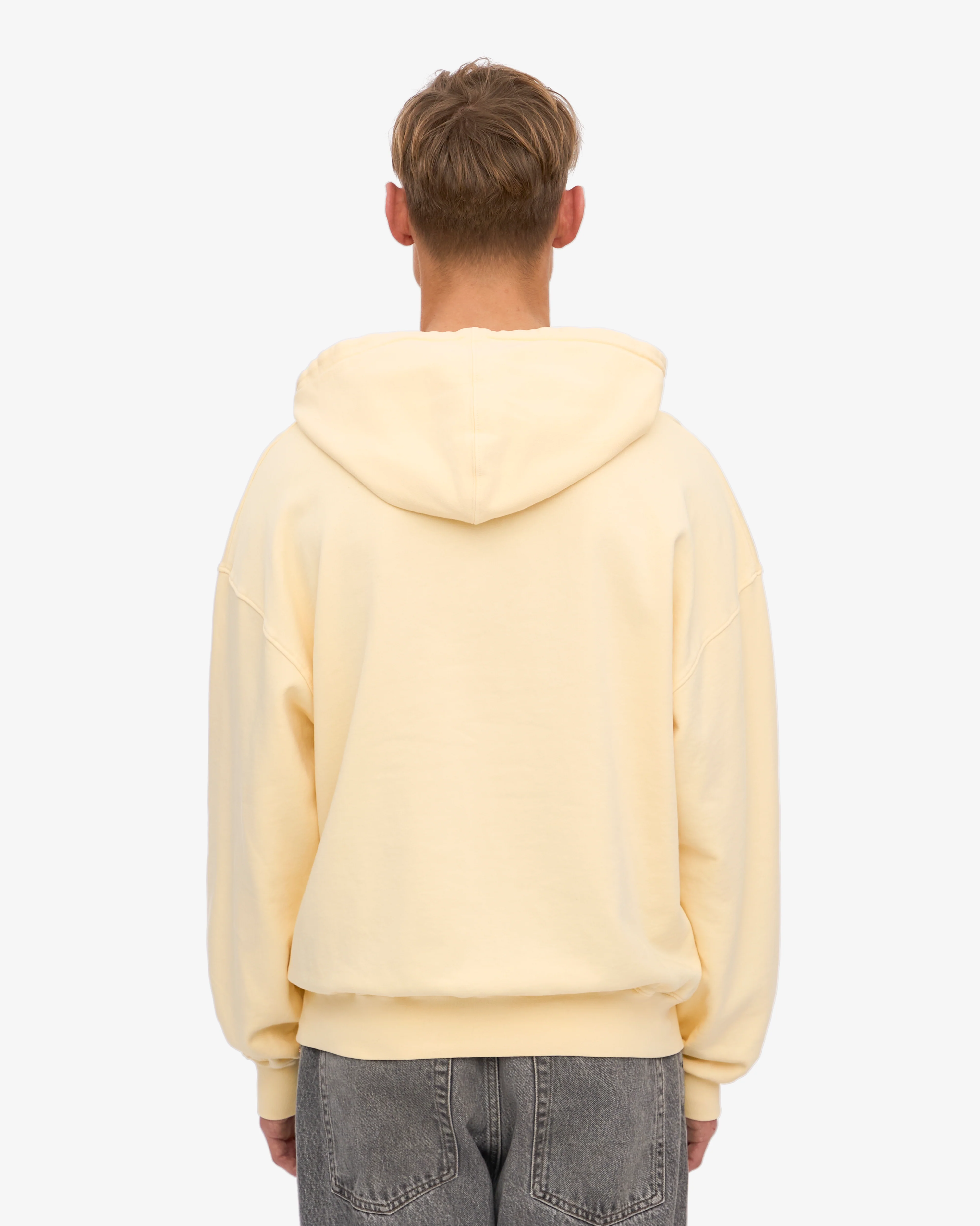 Organic Oversized Hood - Soft Yellow