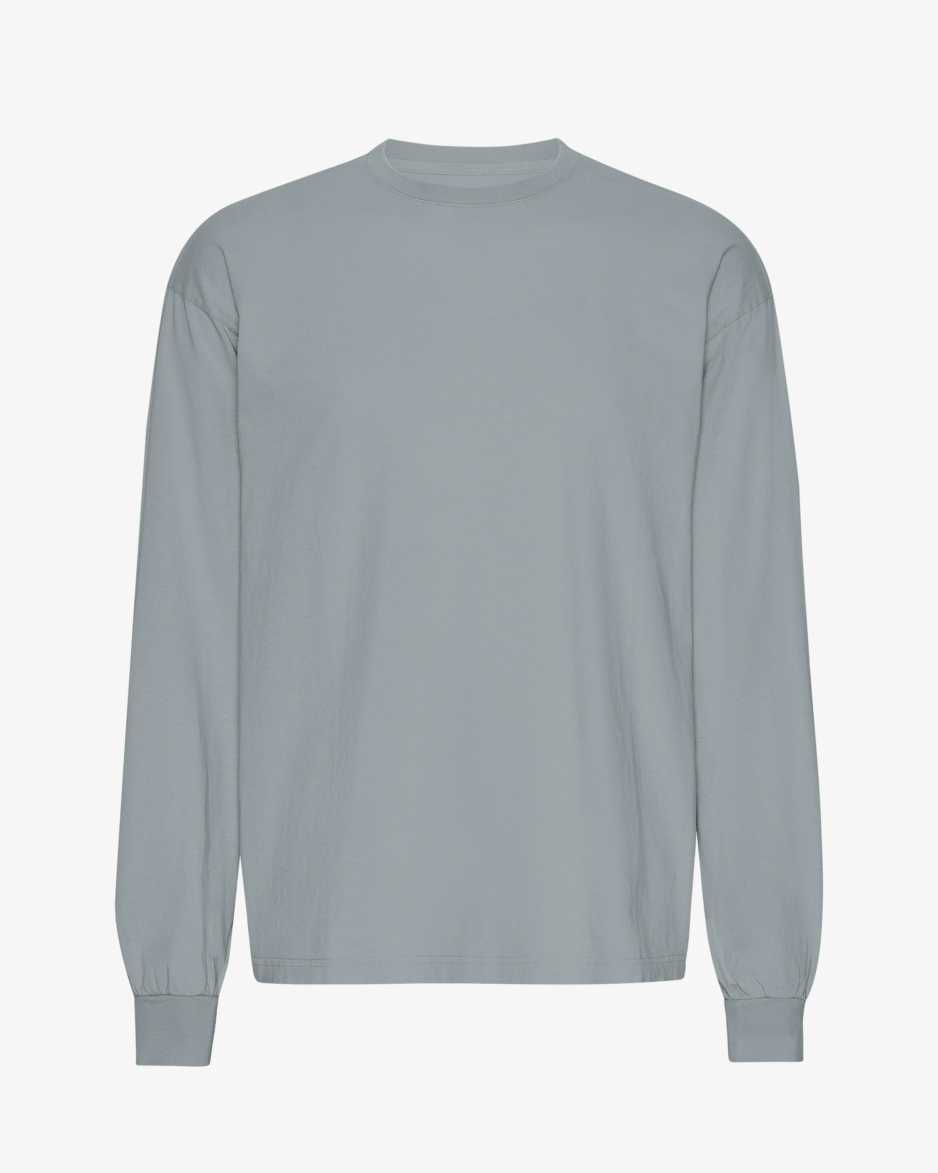 Oversized Organic LS T-Shirt - Steel Blue