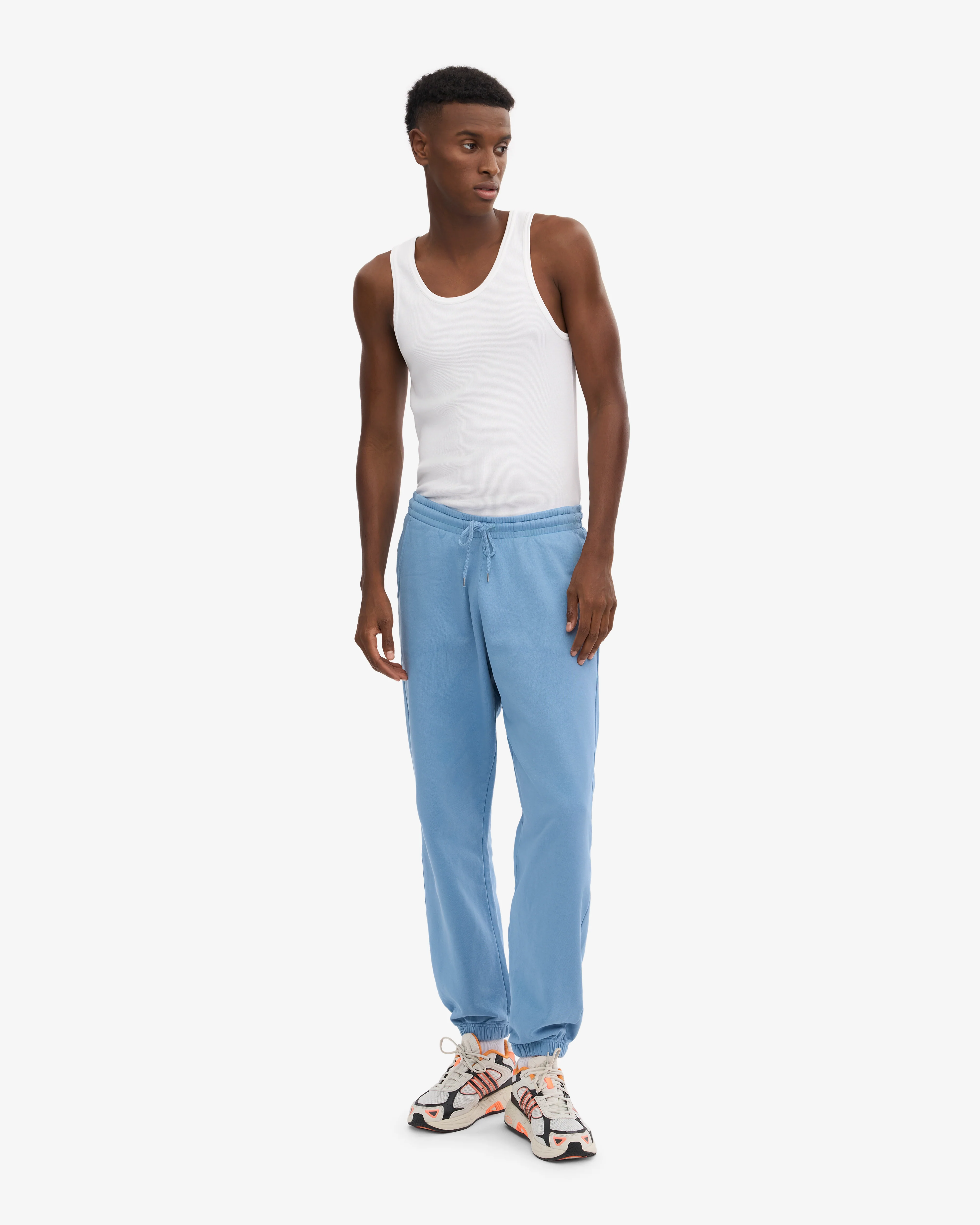 Organic Sweatpants - Seaside Blue