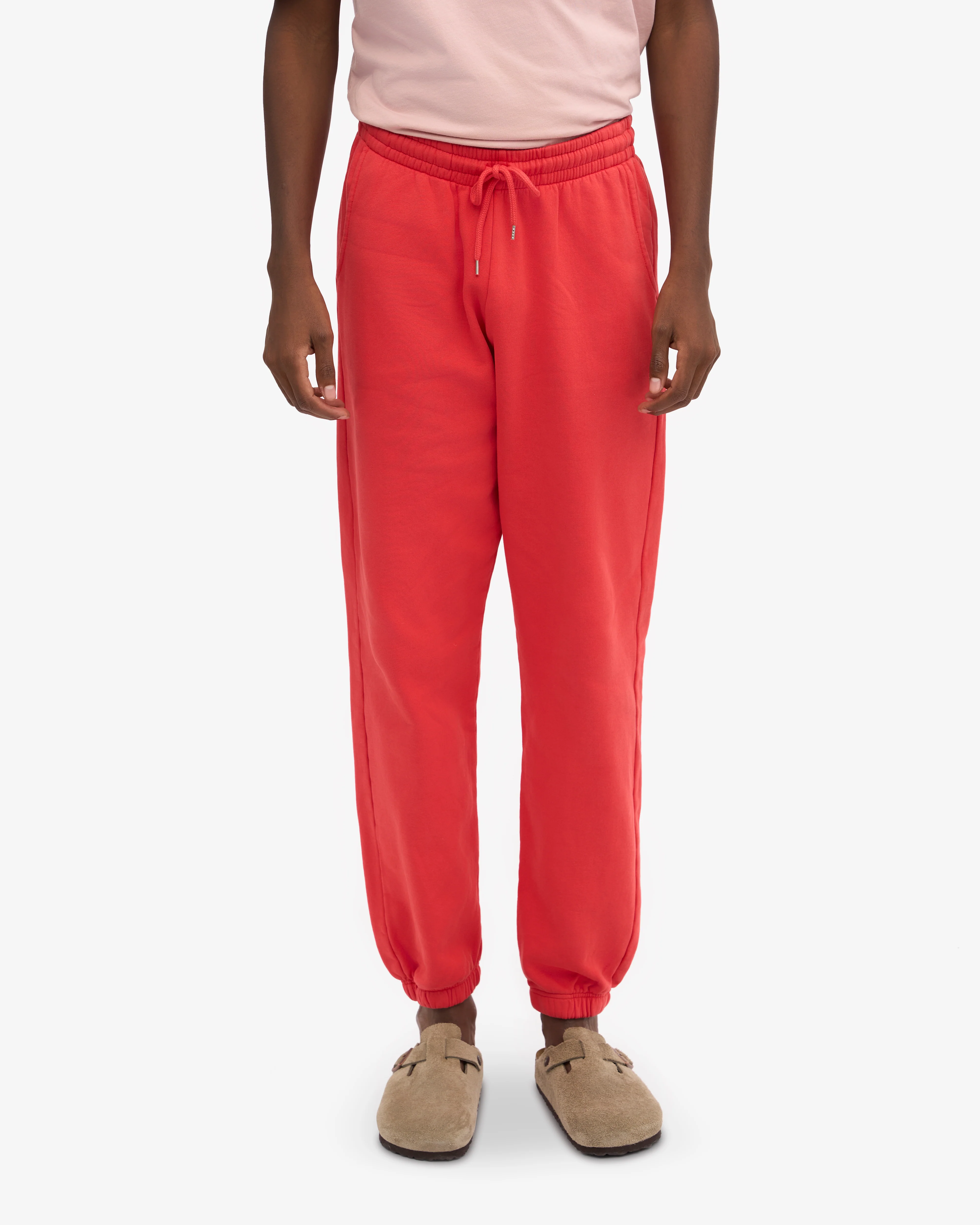 Organic Sweatpants - Red Tangerine