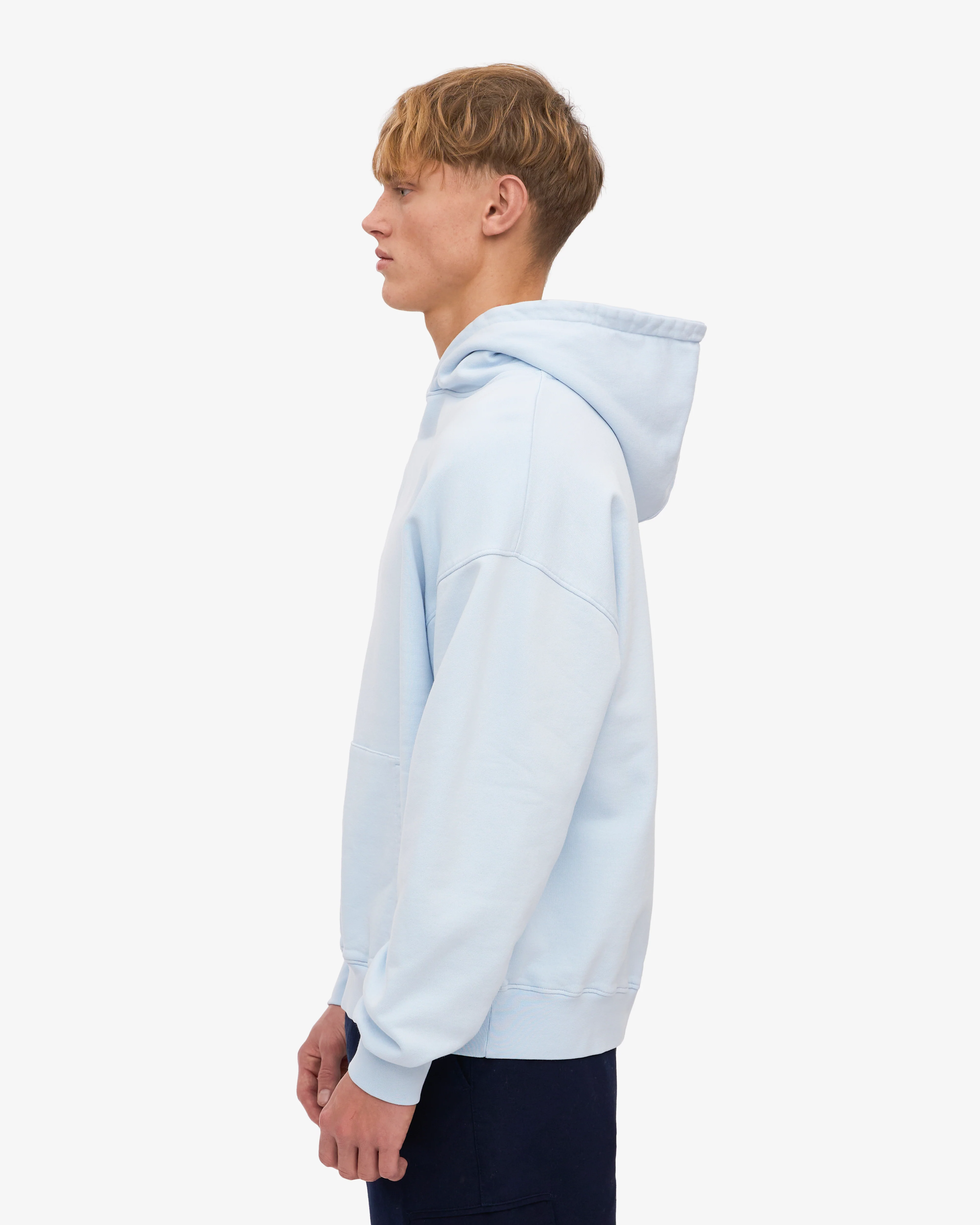 Organic Oversized Hood - Polar Blue