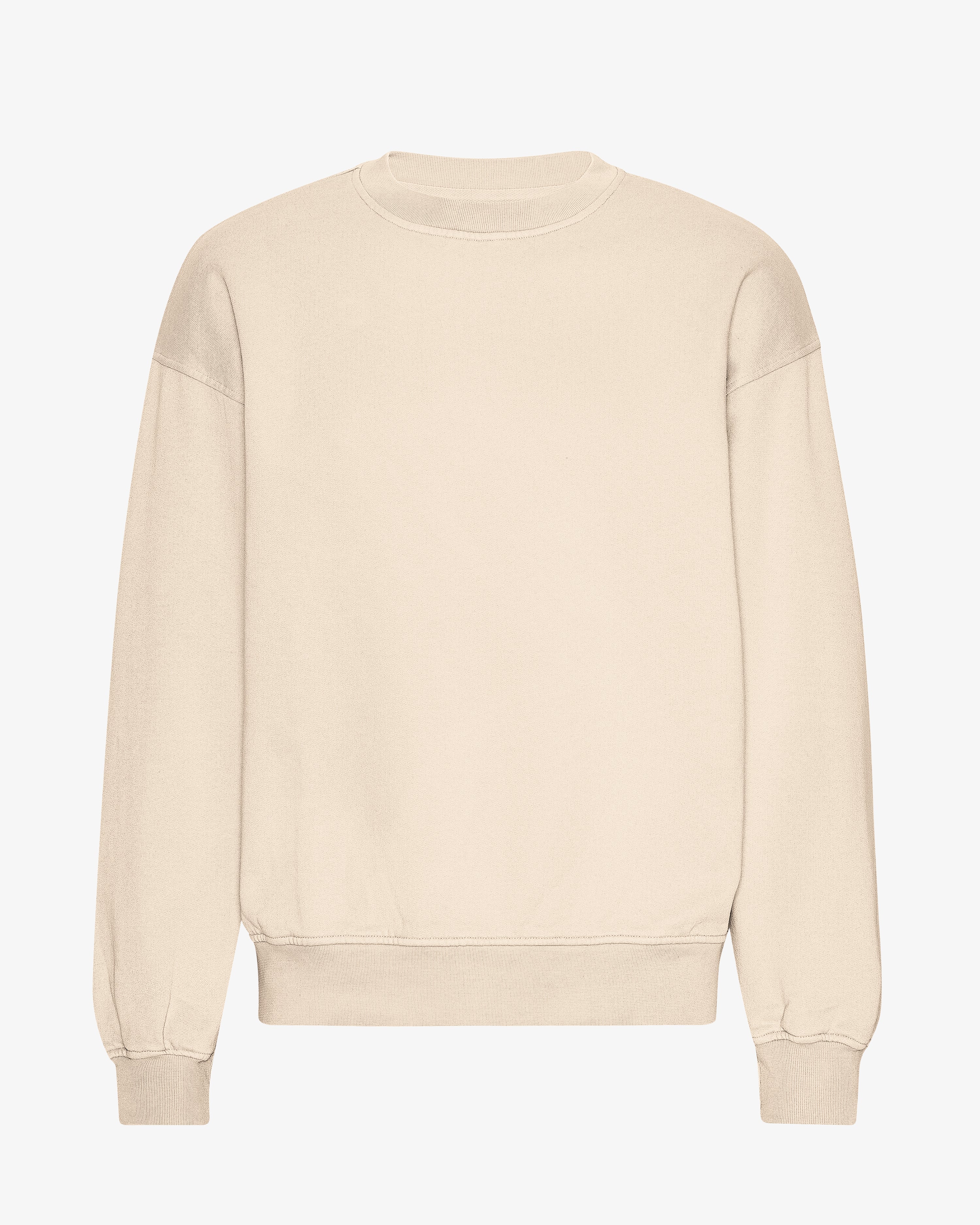 Organic Oversized Crew - Ivory White