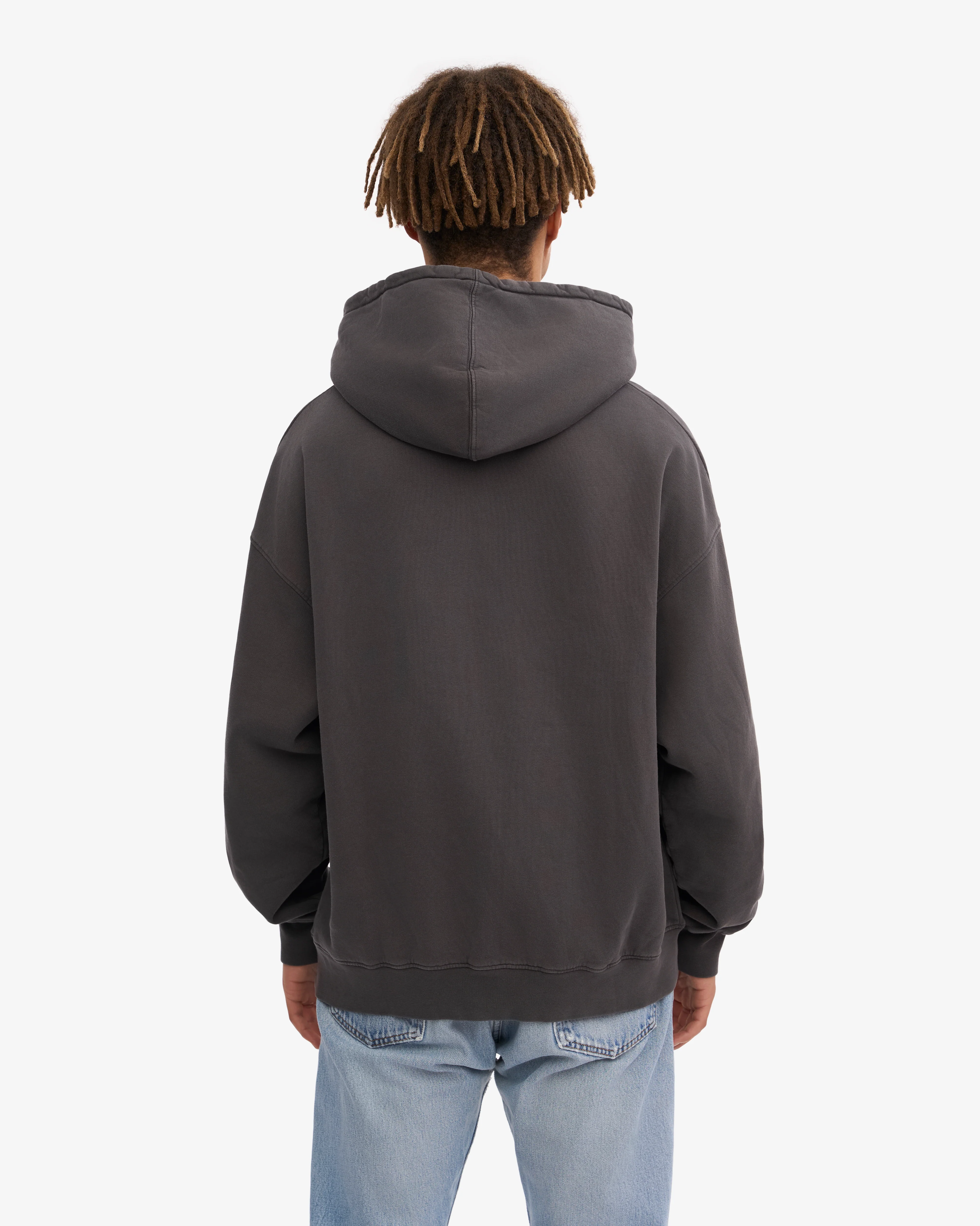 Organic Oversized Hood - Lava Grey