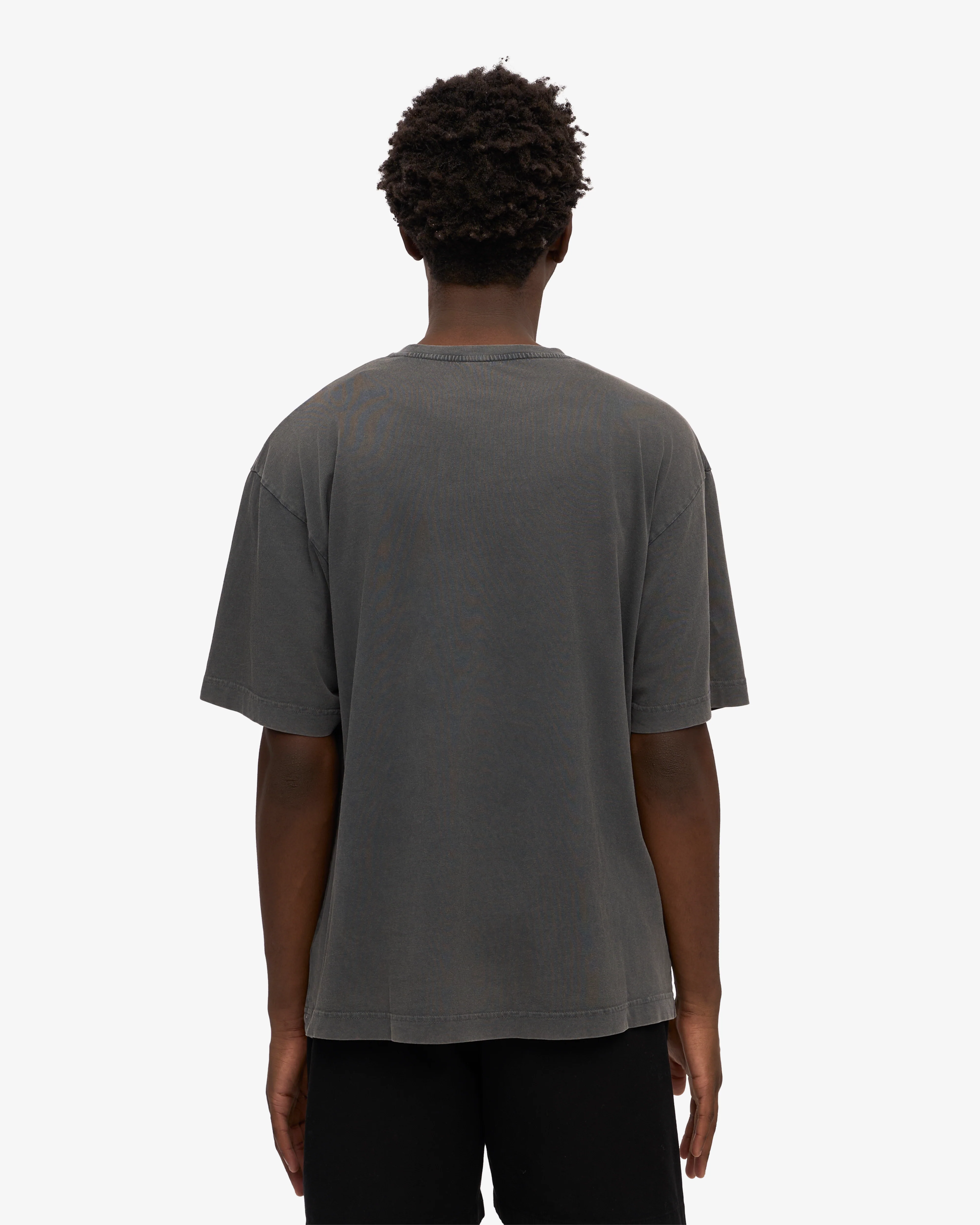 Oversized Organic T-Shirt - Faded Black