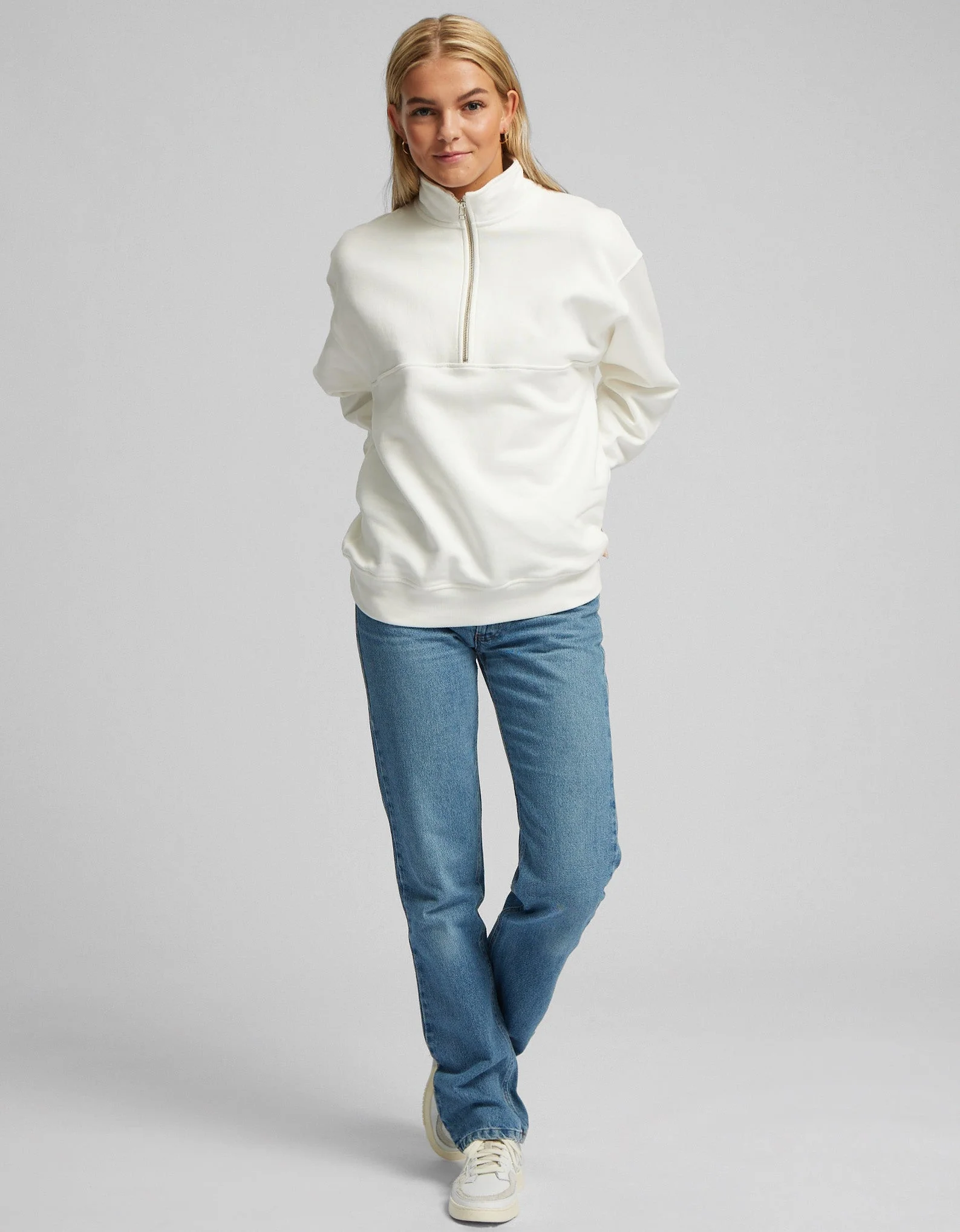 Organic Quarter Zip - Ultra Violet
