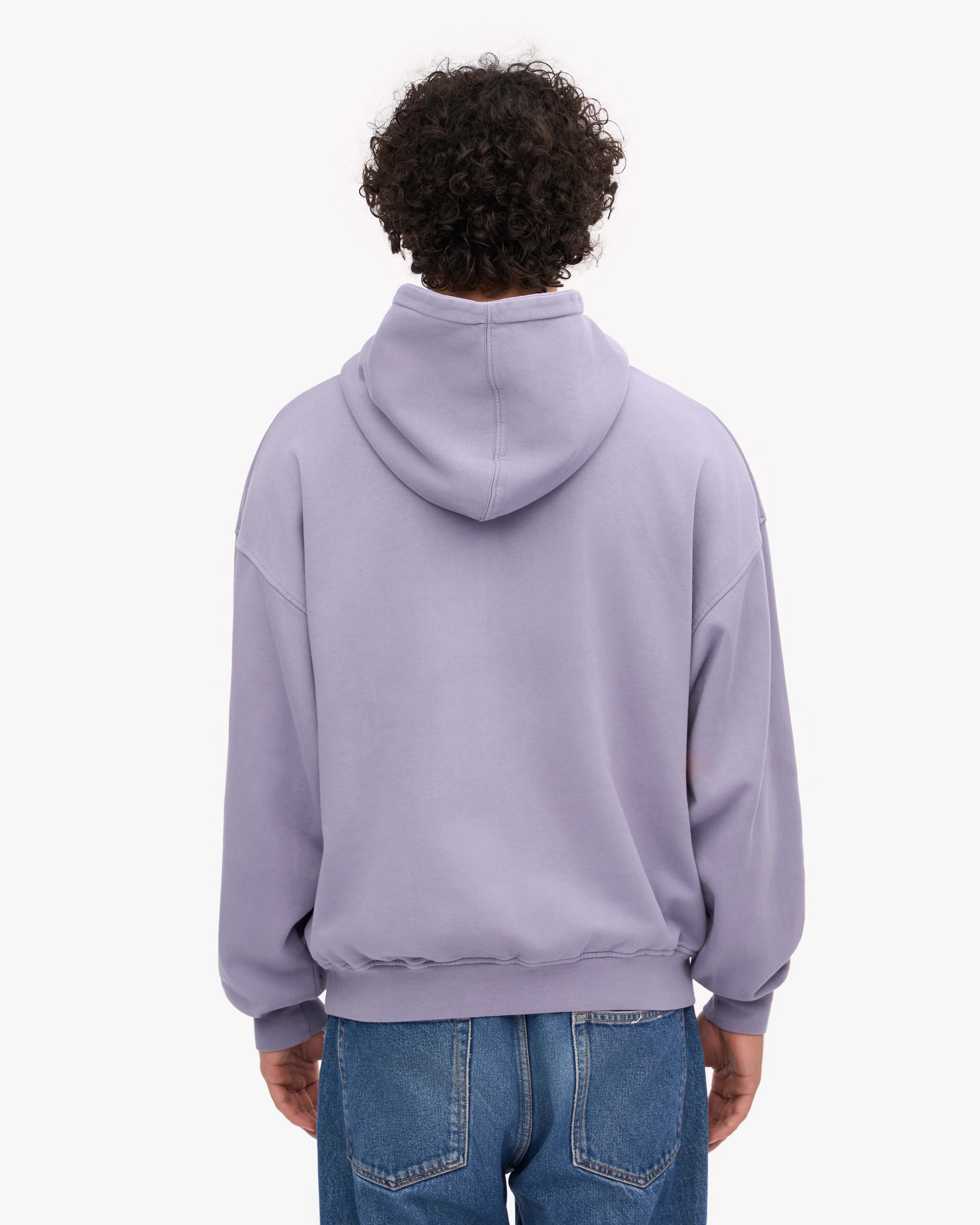 Organic Oversized Hood - Purple Jade