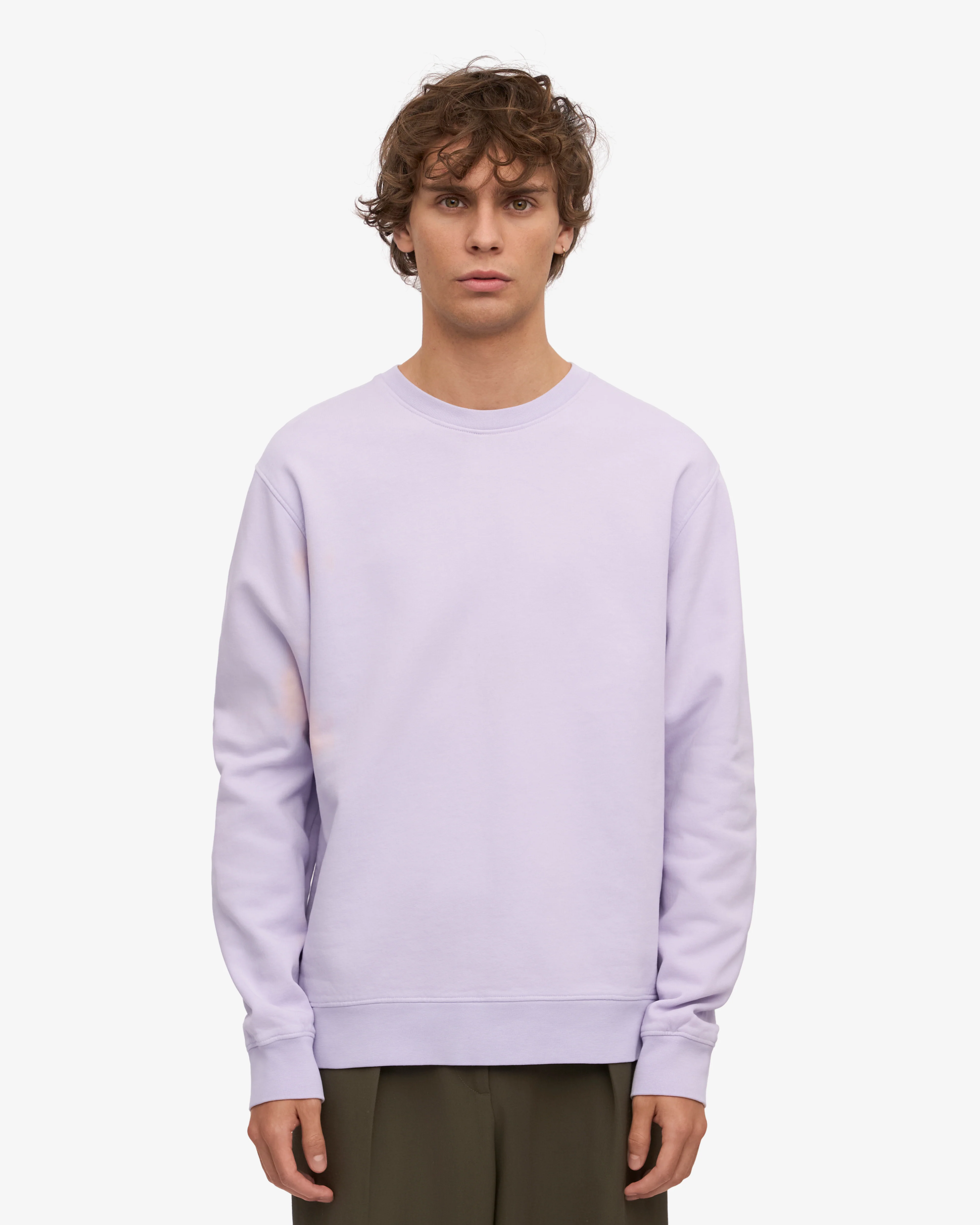 Classic Organic Crew - Soft Lavender