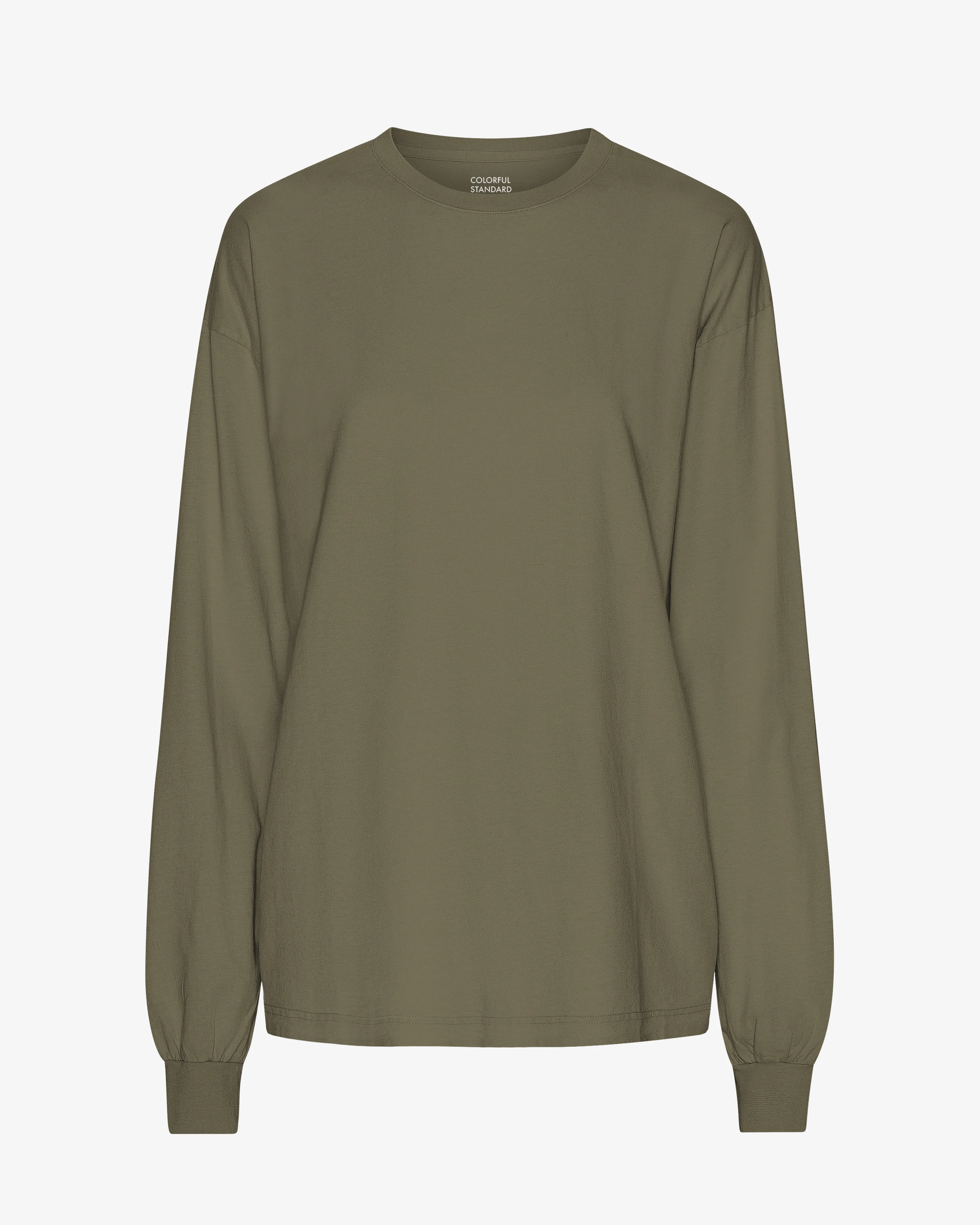 Oversized Organic LS T-Shirt - Dusty Olive