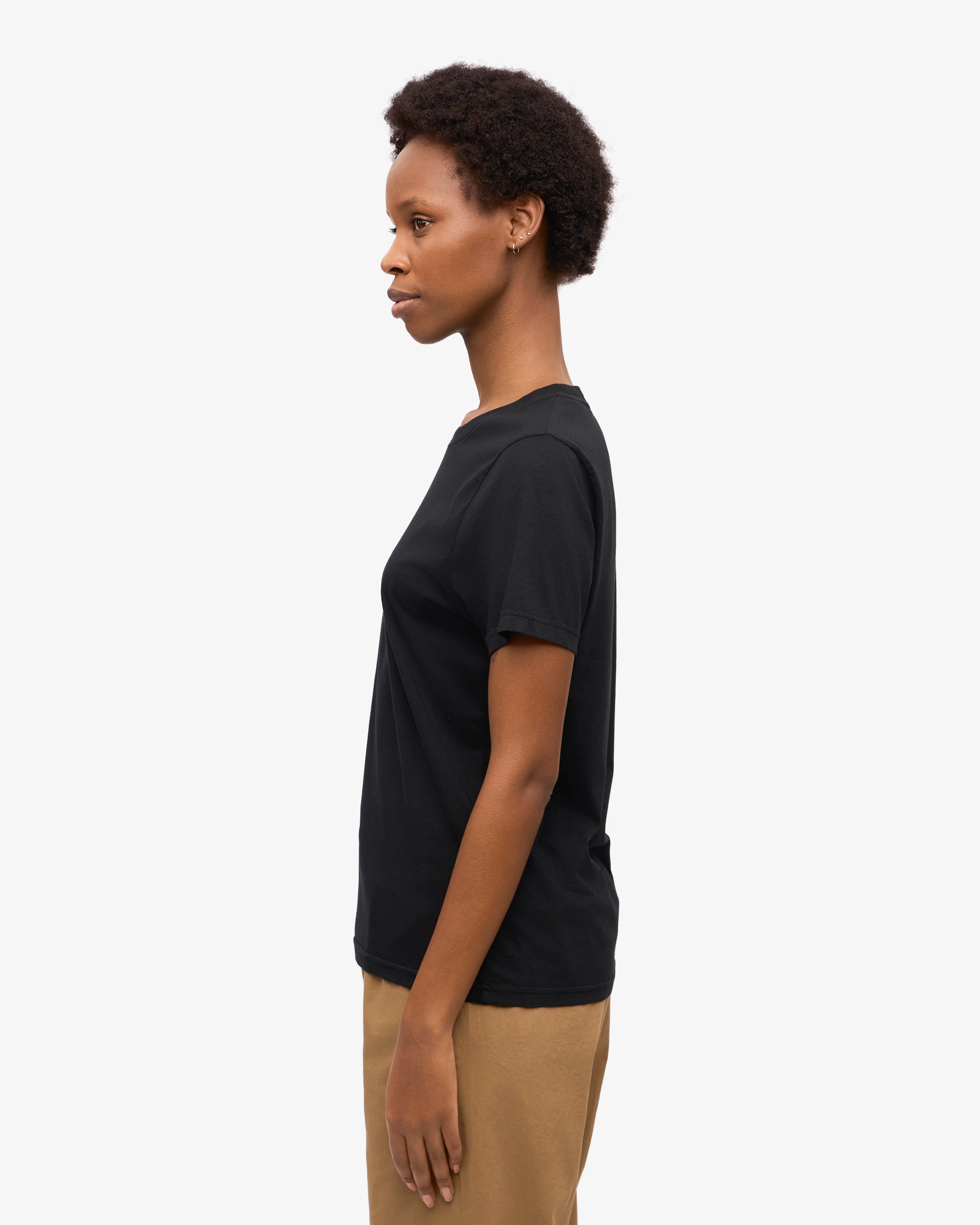 Women Light Organic Tee - Deep Black