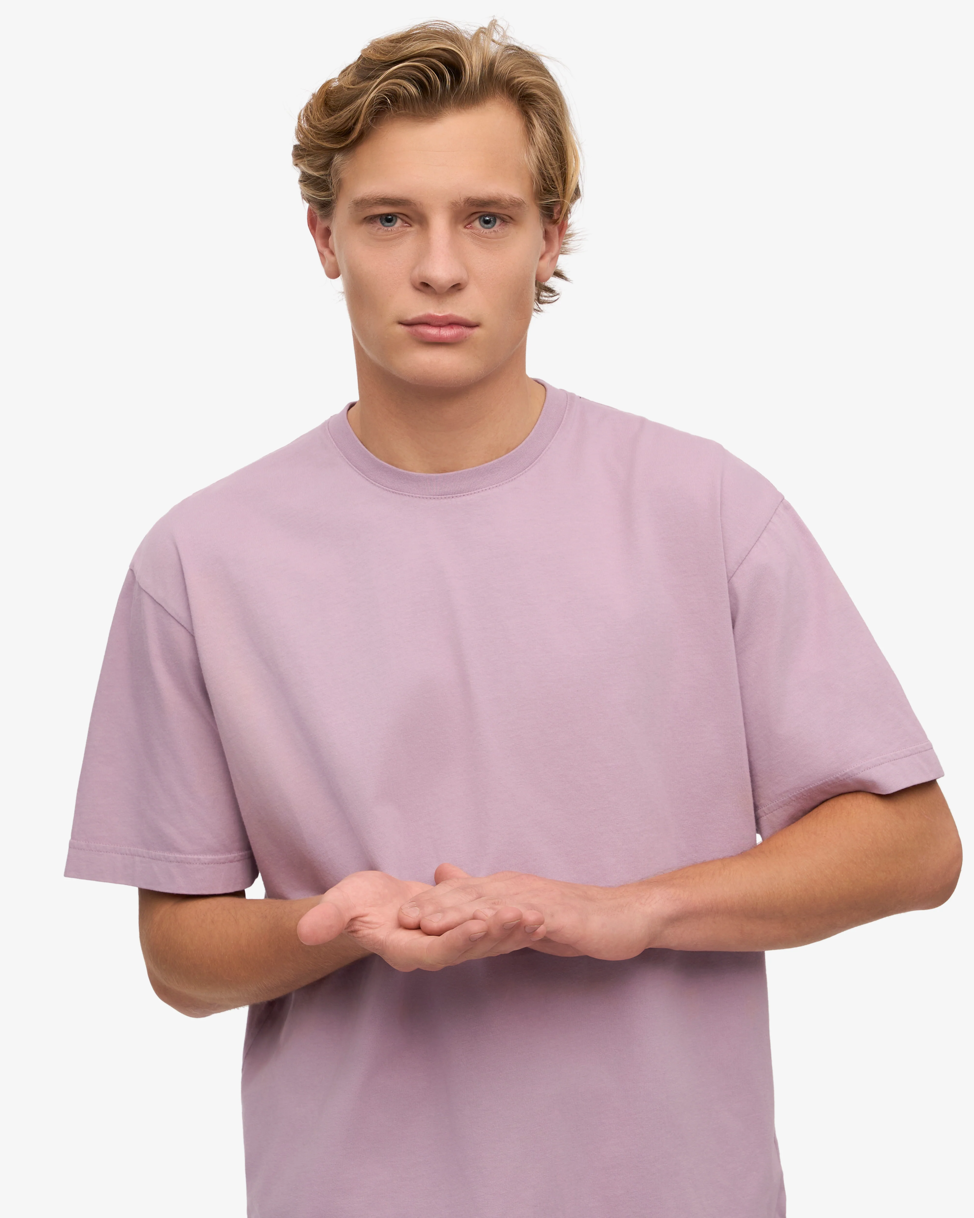 Oversized Organic T-Shirt - Pearly Purple