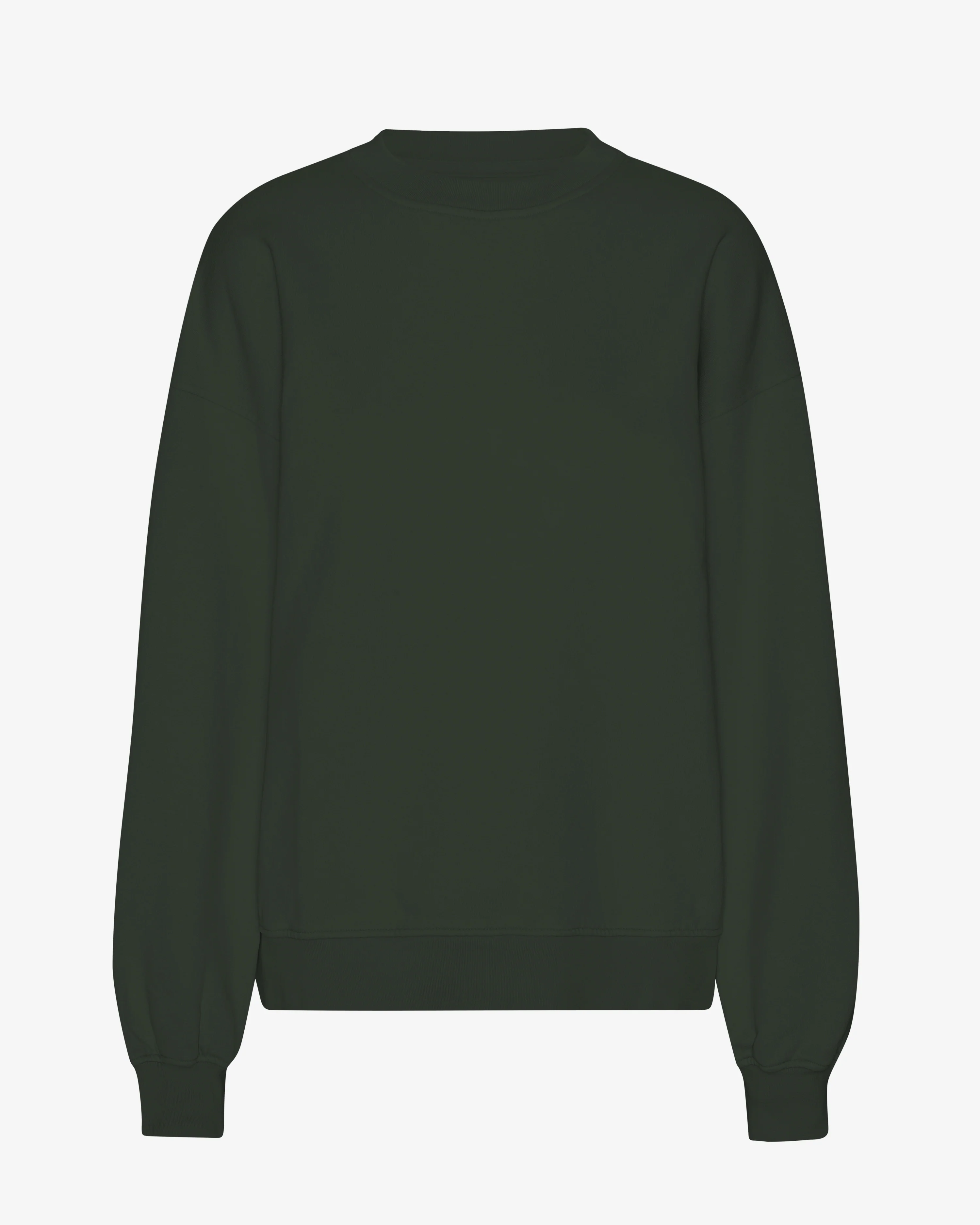 Organic Oversized Crew - Hunter Green