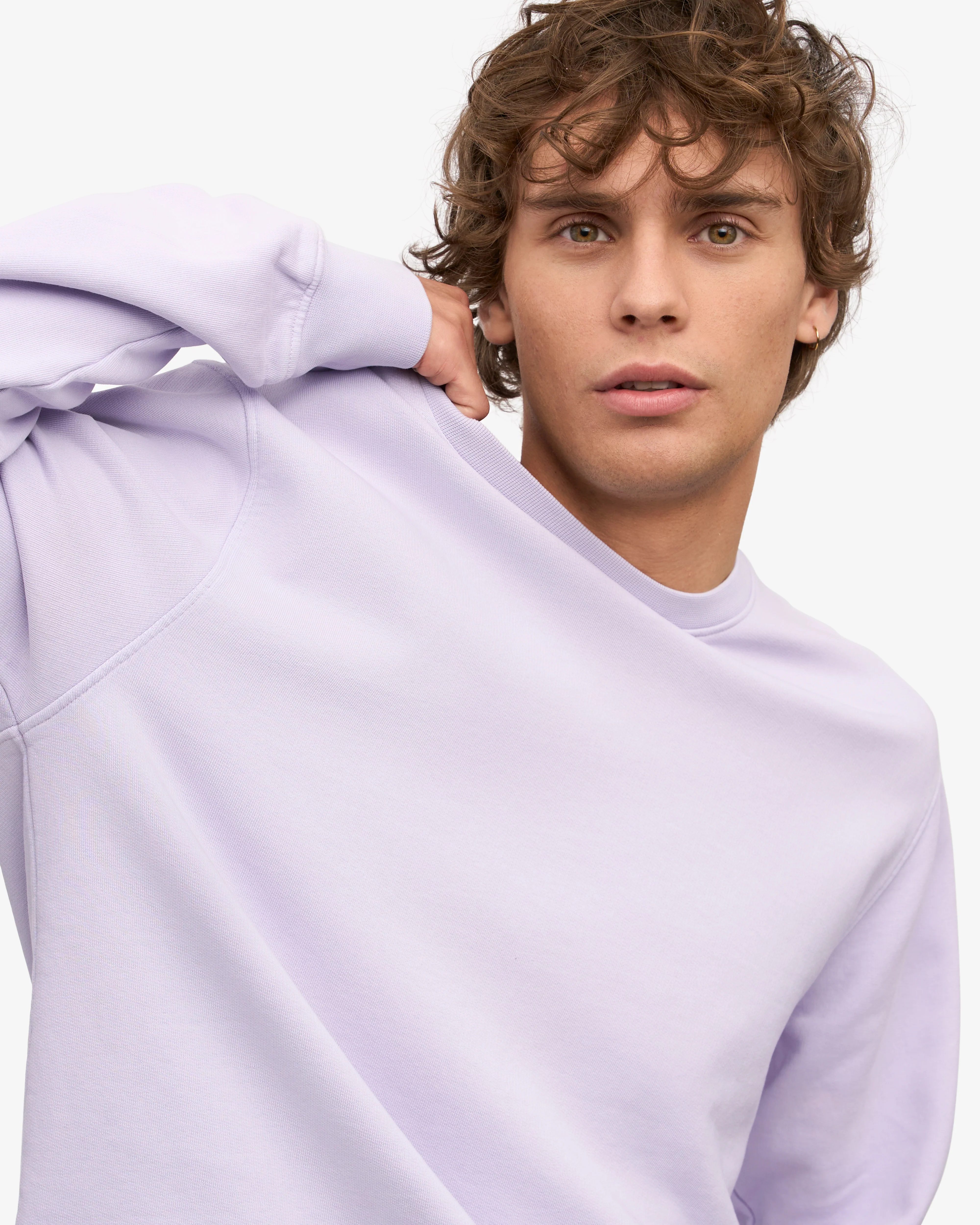Classic Organic Crew - Soft Lavender