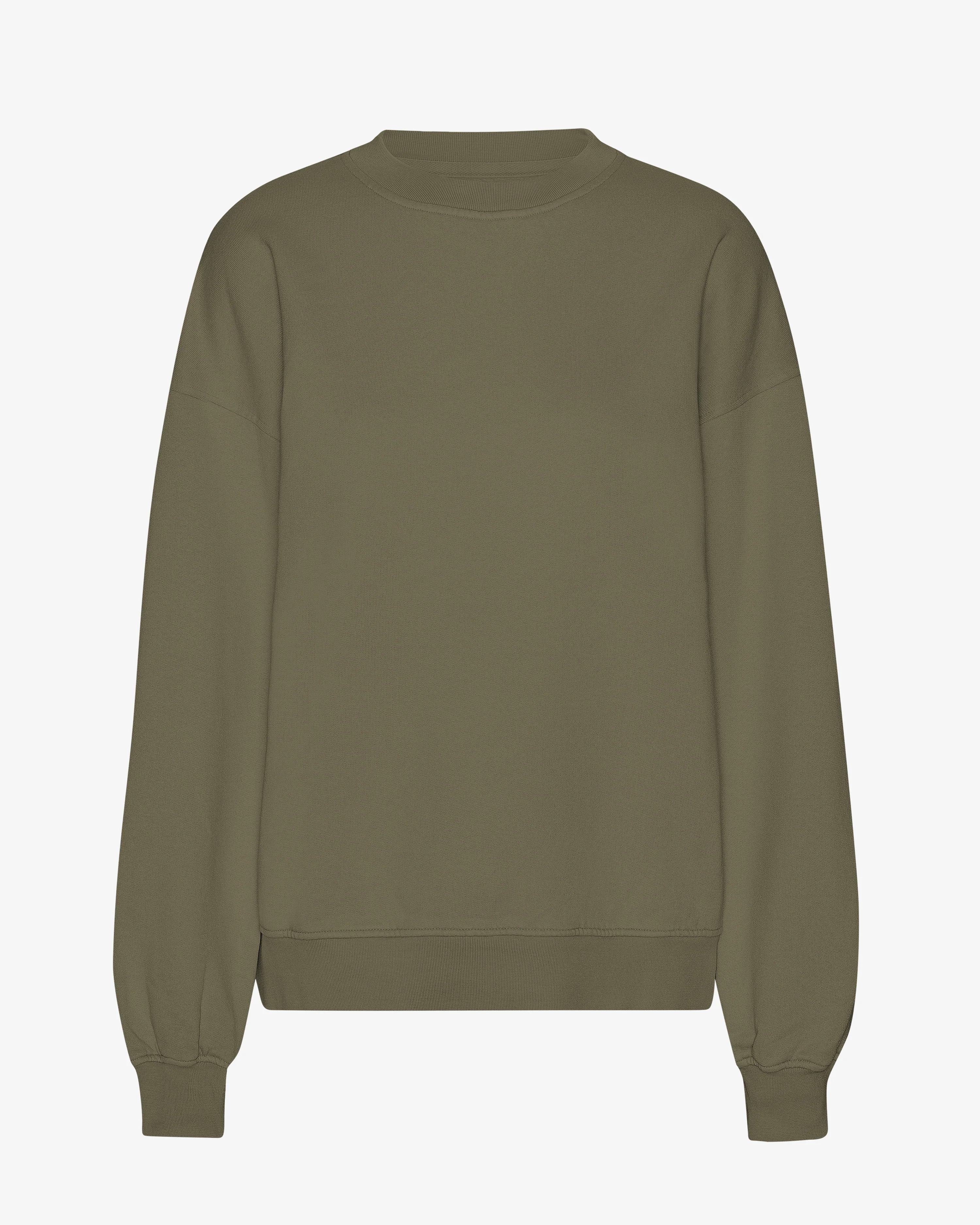 Organic Oversized Crew - Dusty Olive