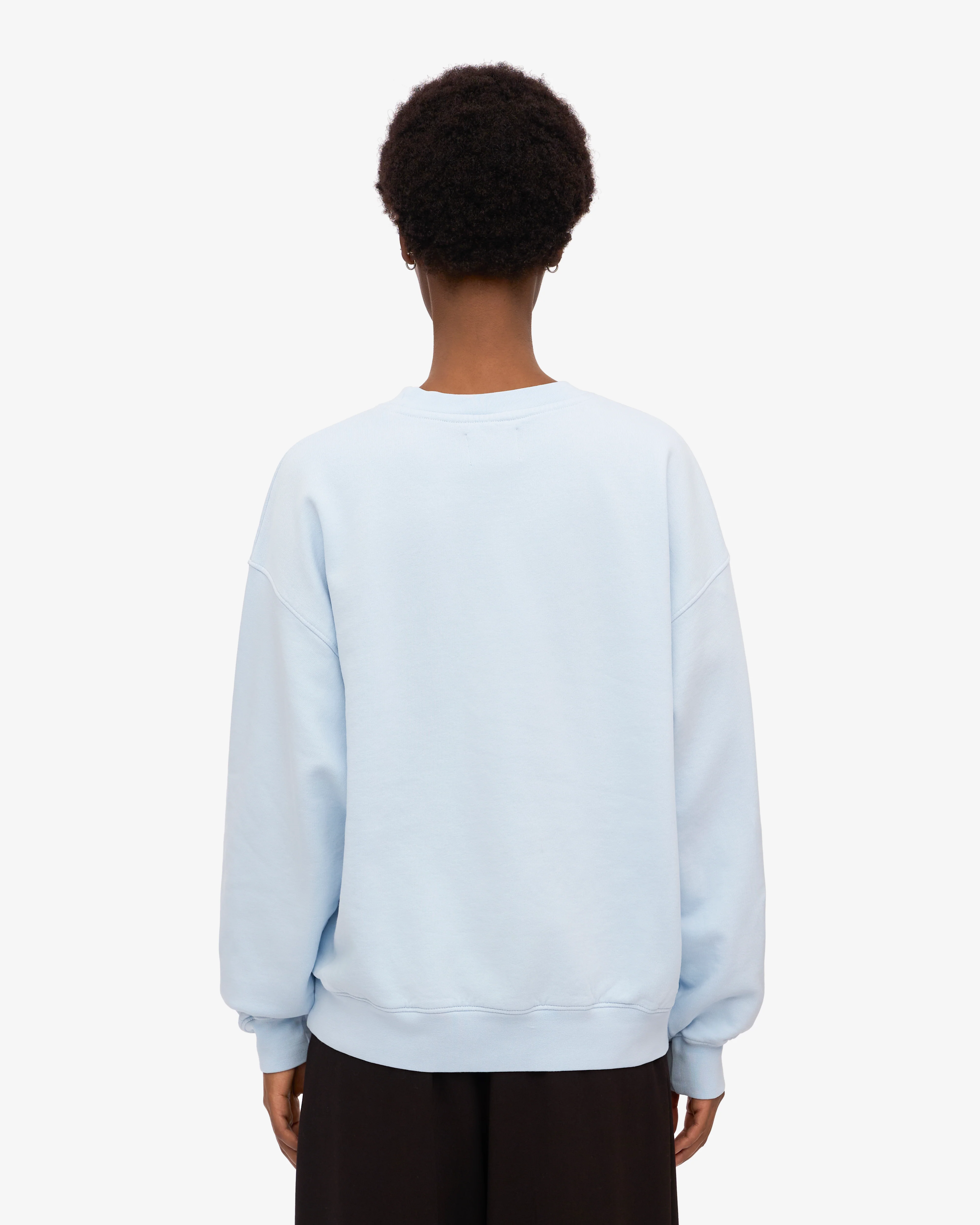 Organic Oversized Crew - Polar Blue