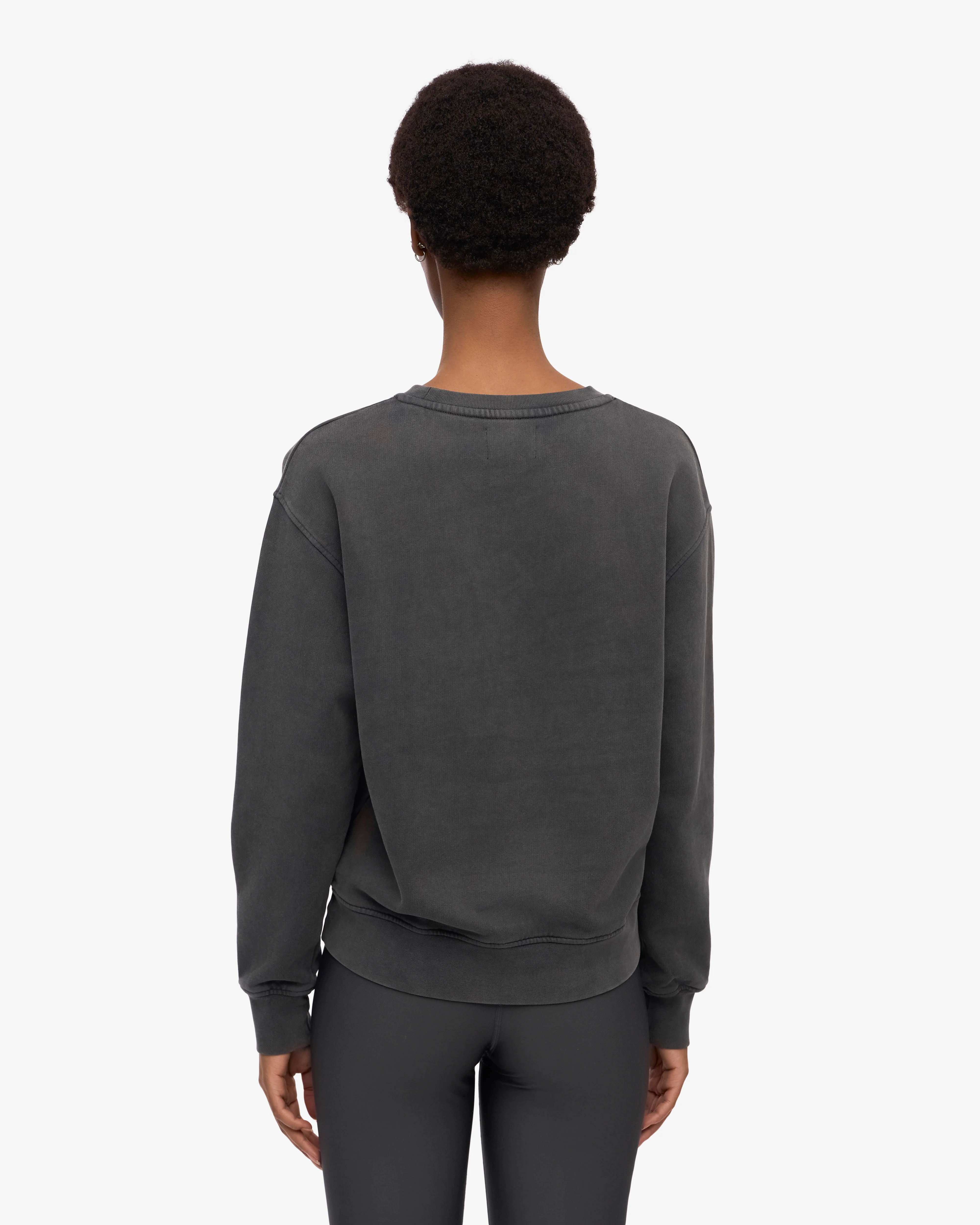 Women Classic Organic Crew - Faded Black