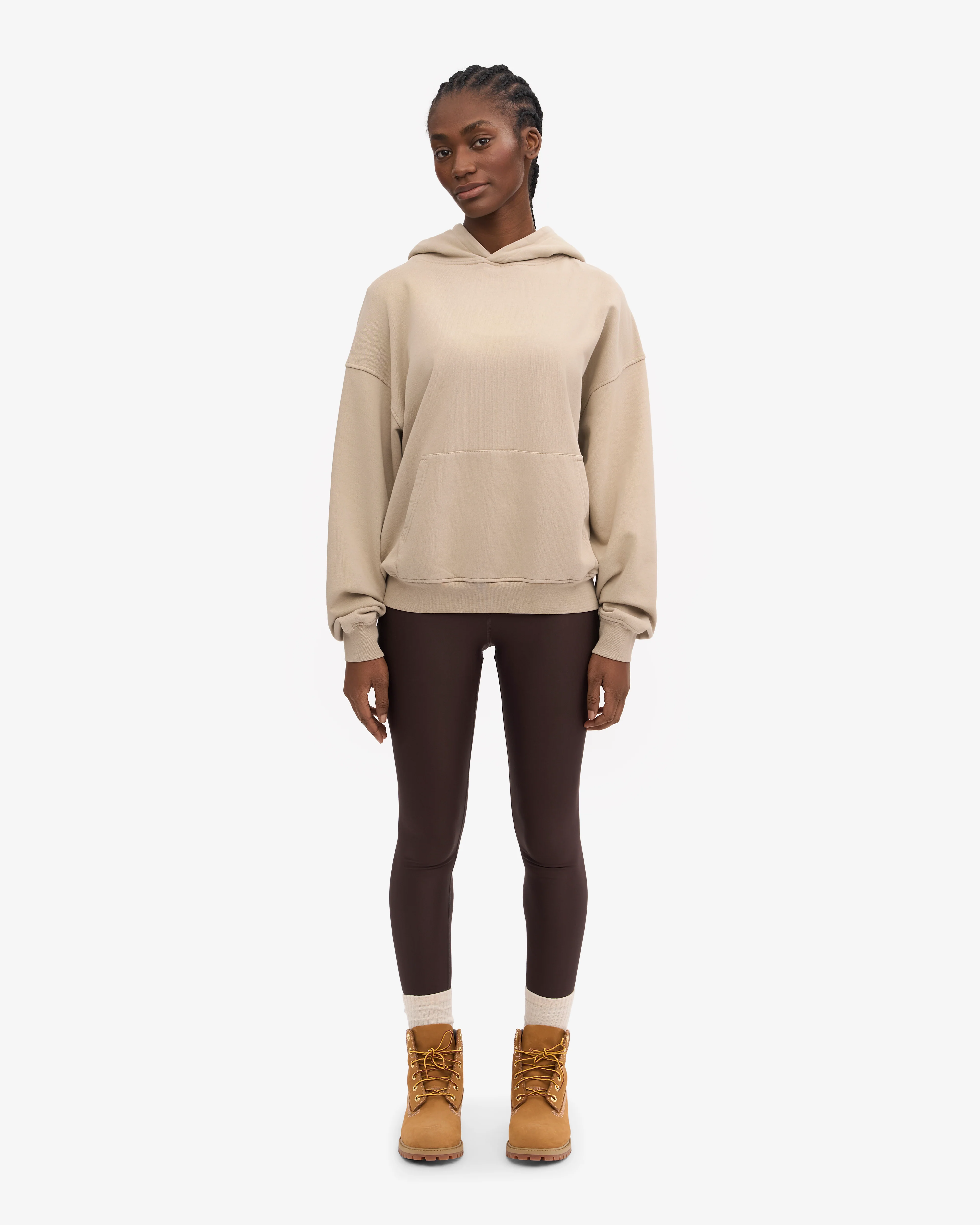 Organic Oversized Hood - Oyster Grey