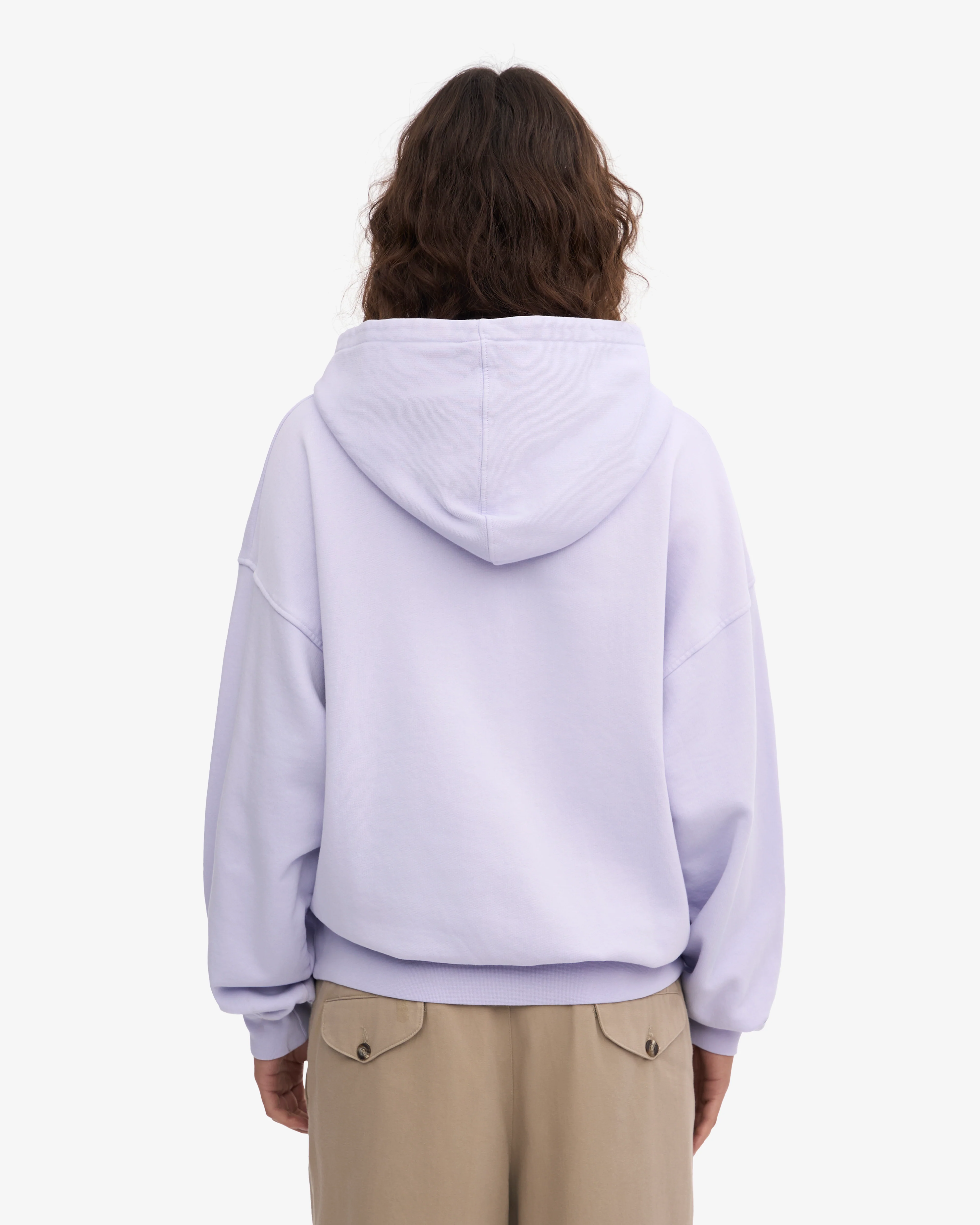 Organic Oversized Hood - Soft Lavender